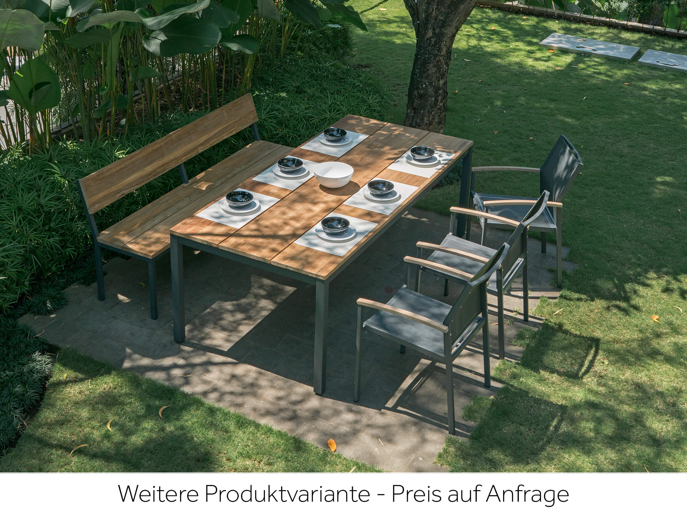 Gartenbank Alex Blaser und Trösch / Farbe: Teak