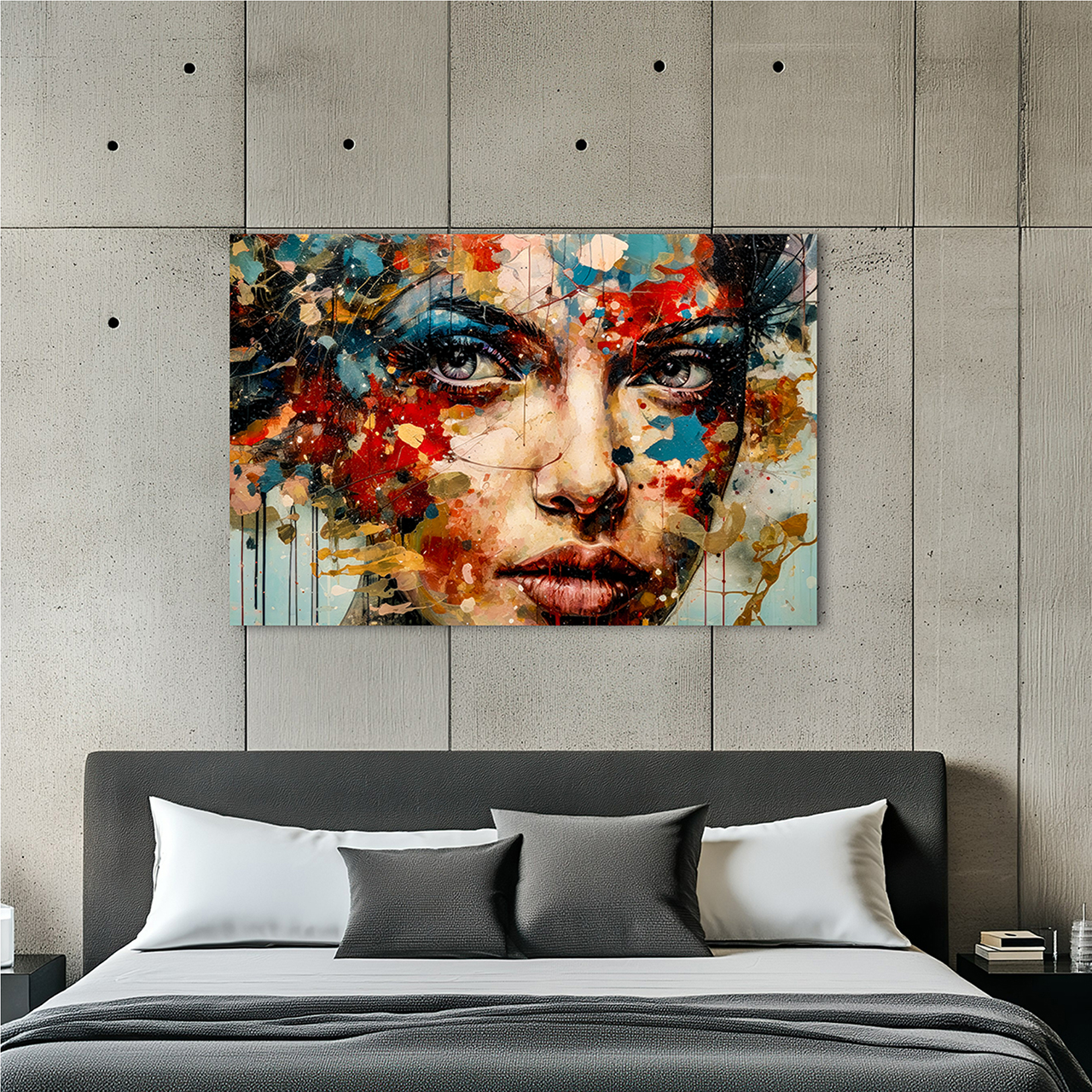 Canvas-Eyes in Colour-image LAND