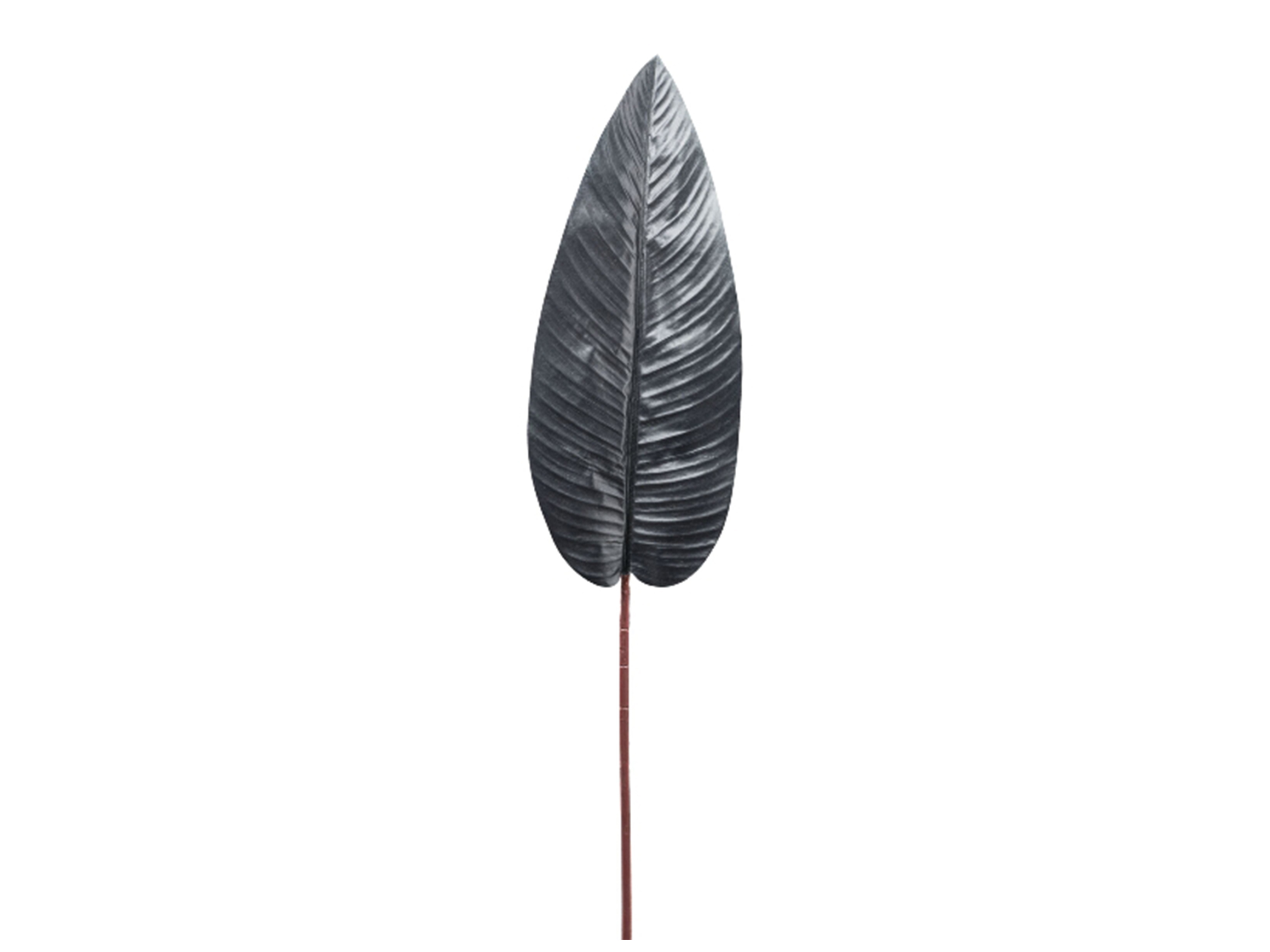 Artificial flower Strelizia leaf Black H: 98 cm Gasper
