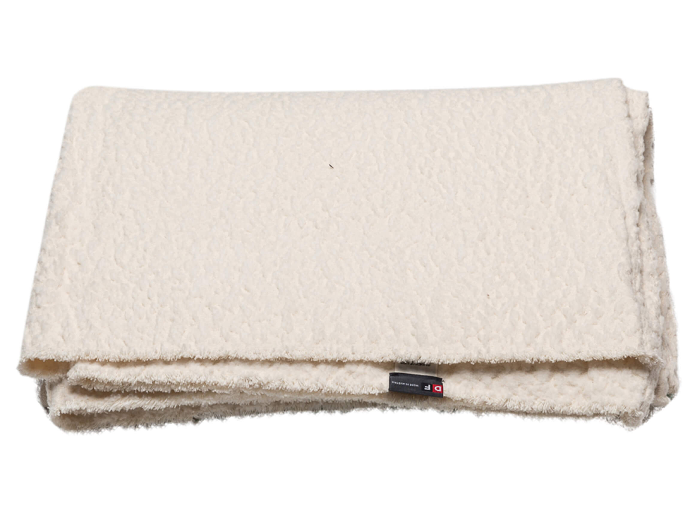 Sander AG Plaid Teddy Uni Rohweiss 150x200 cm  | Schubiger Möbel