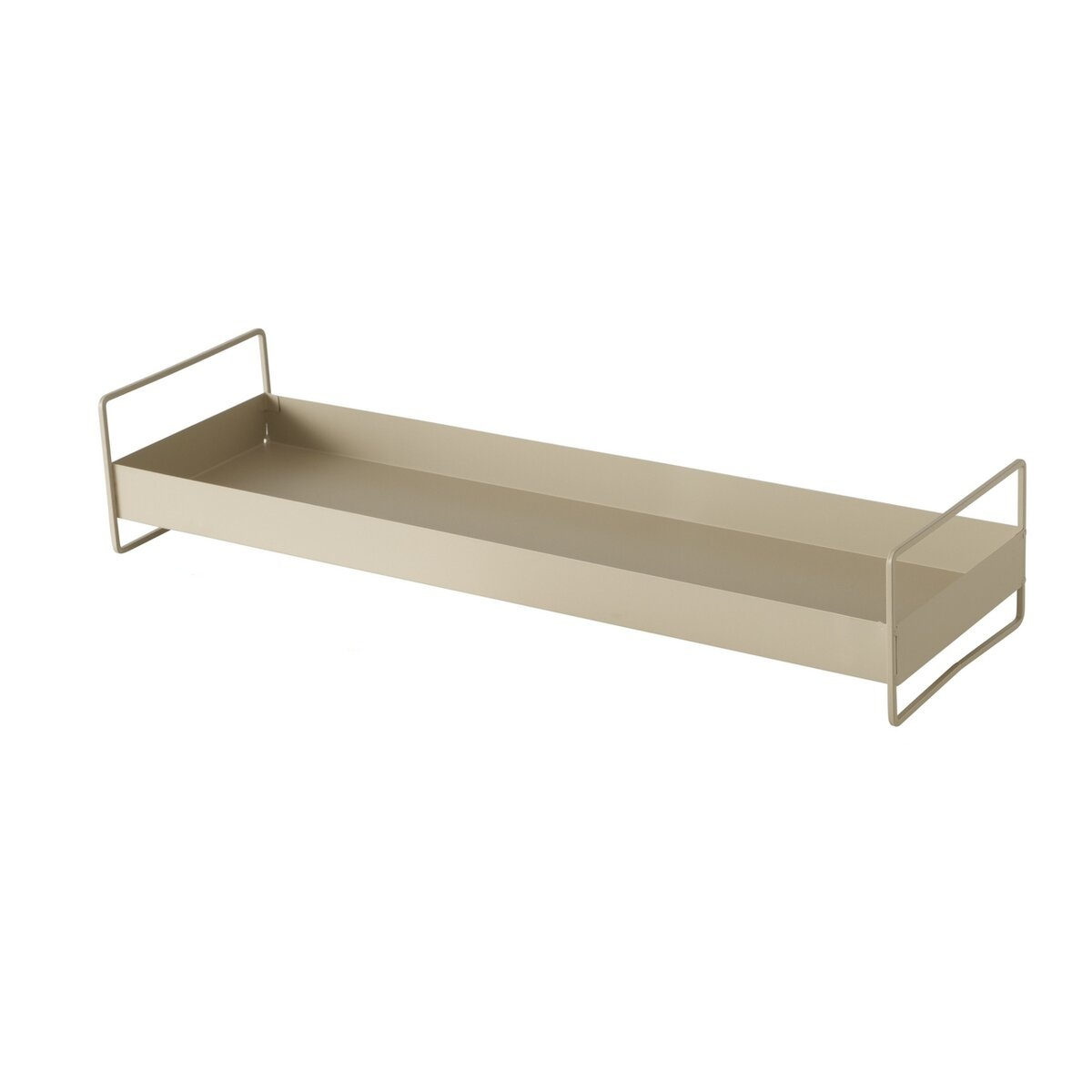 Tablett Wolga, Eisen, Beige von Roomio