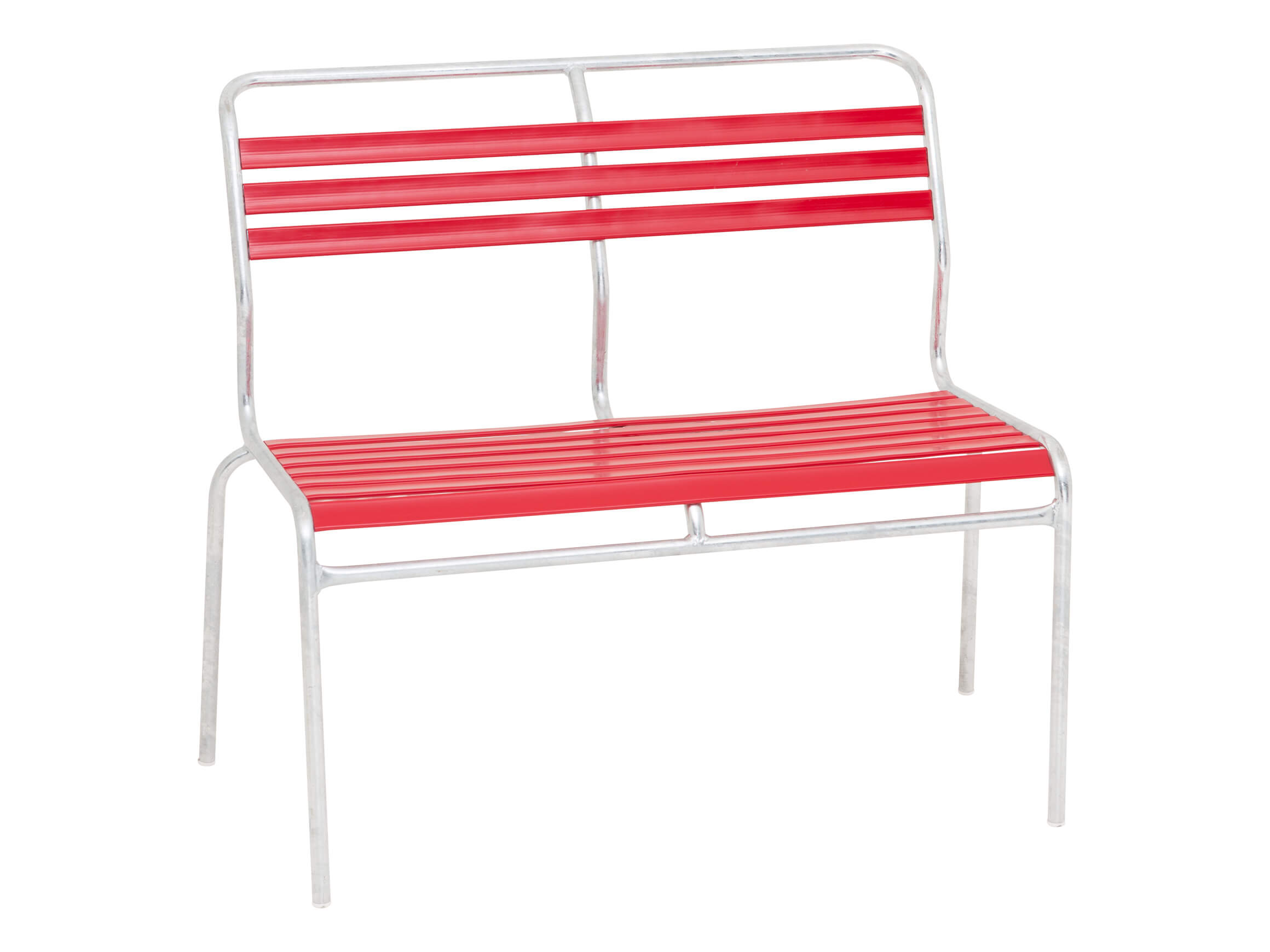 Lättlibank Säntis, Rot Feuerverzinkt, b 59 cm t 108 cm h 85 cm
