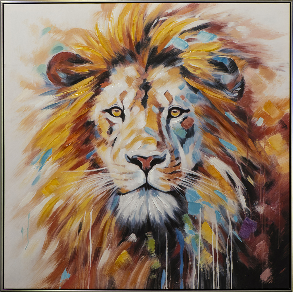 Gemälde-Blue Lion King-image LAND