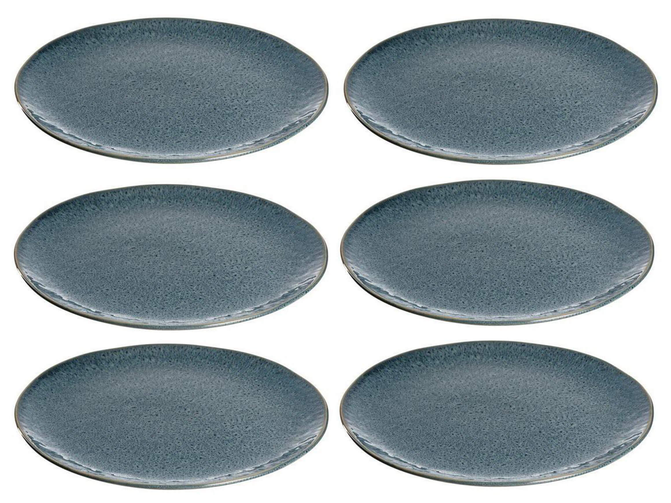 Alltron Speiseteller Matera ø 27 cm, 6 Stück Blau | Schubiger Möbel