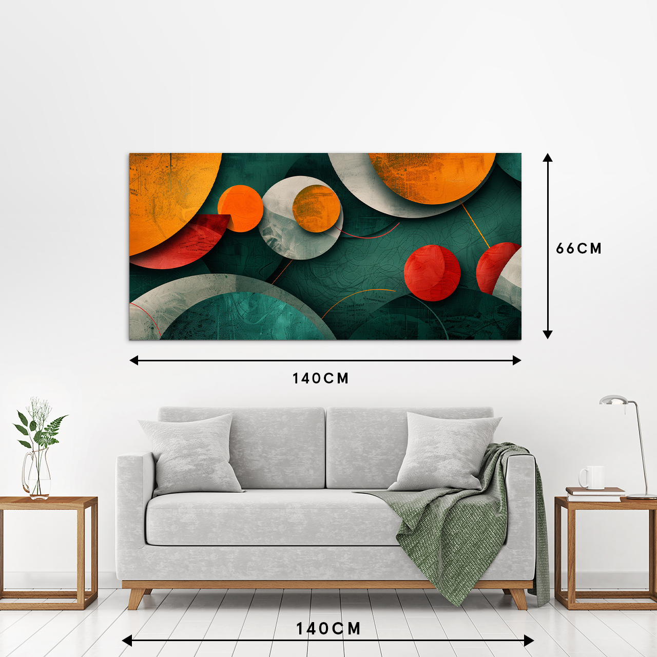 Alubild-Autumn Geometry-image LAND