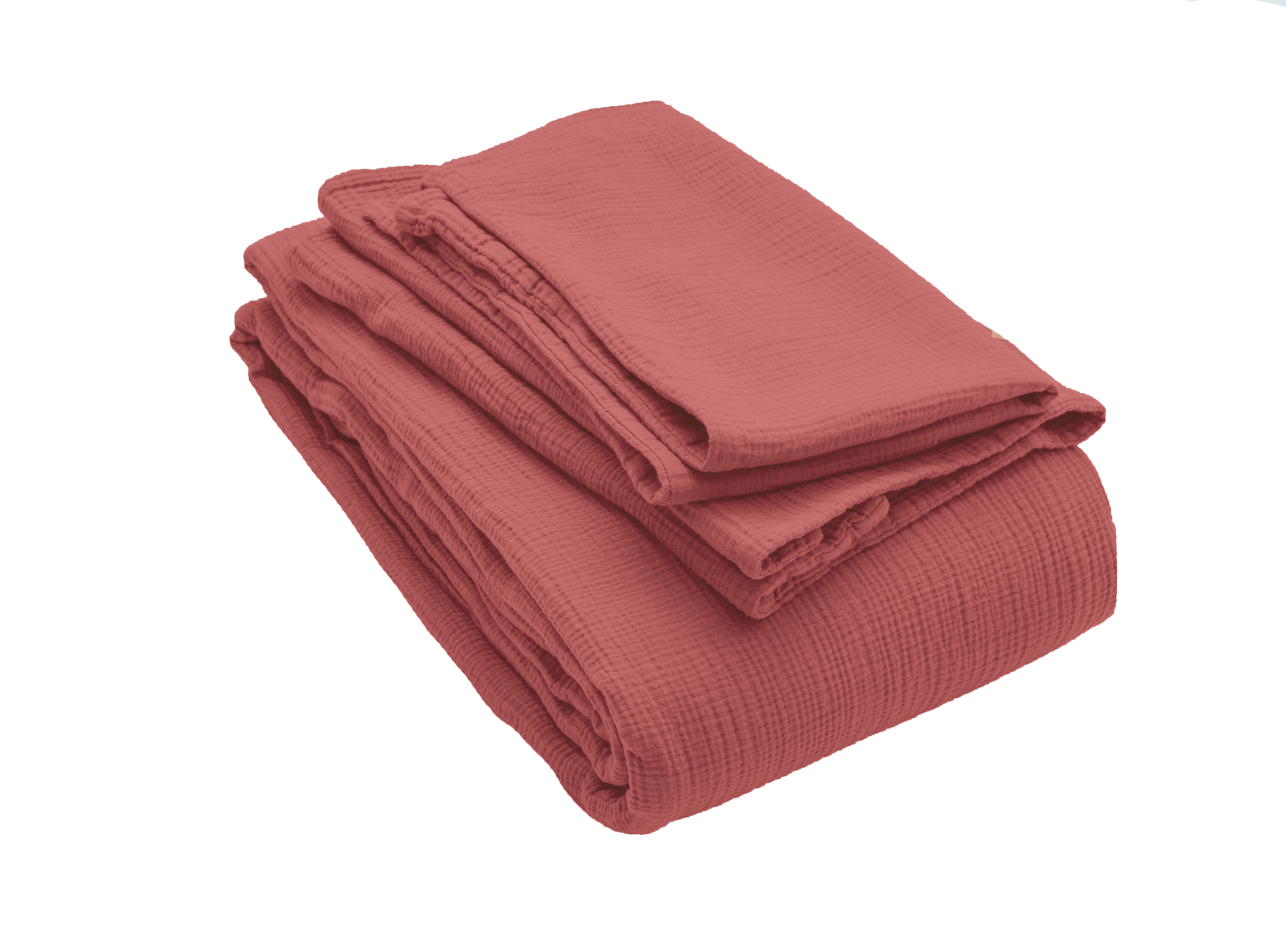 Literie Jula Rouge corail Sander AG / Dimensions : 50 x 70 cm