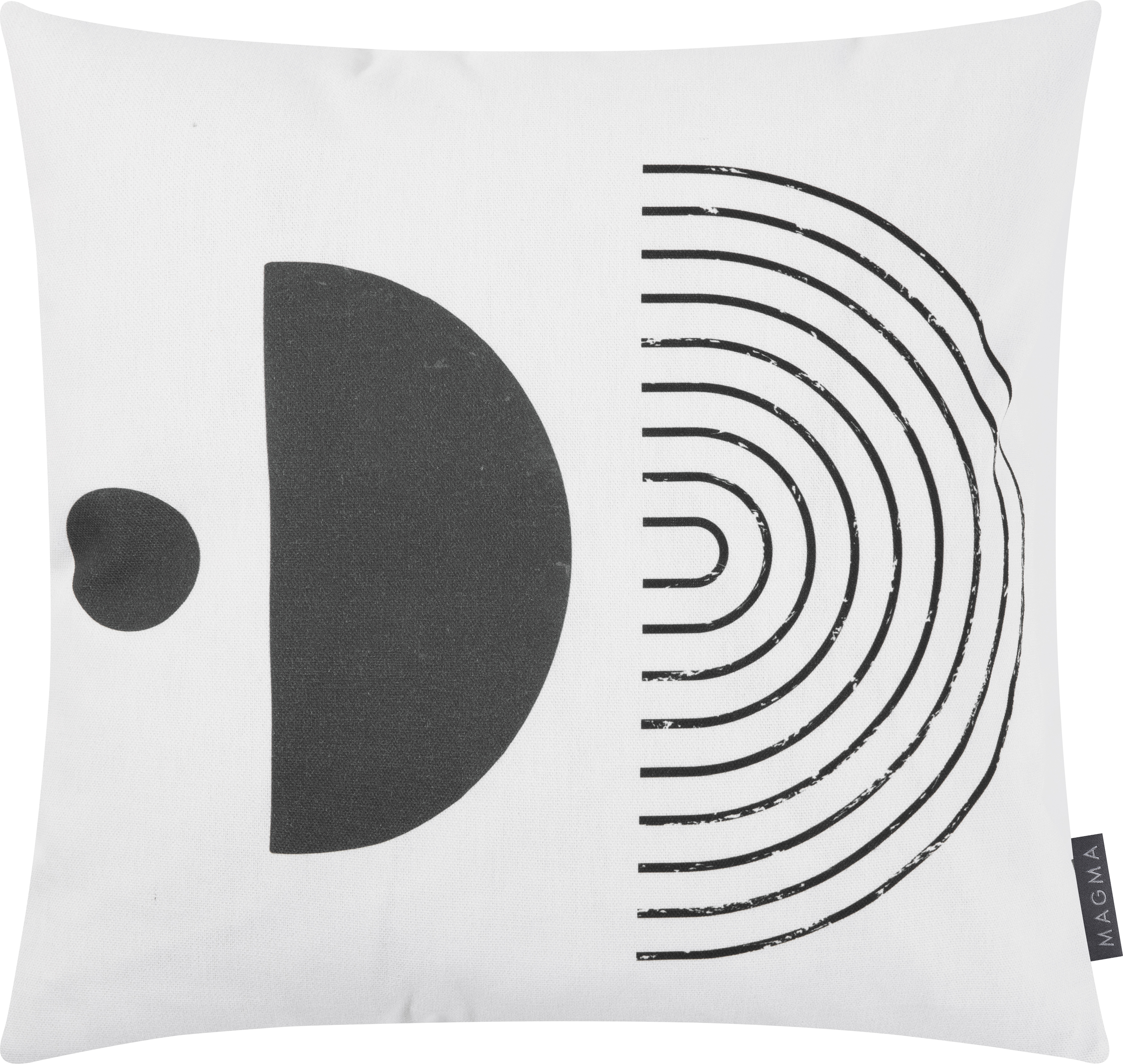 Kissenhülle Vince Anthrazit 45x45 cm Magma / Farbe: