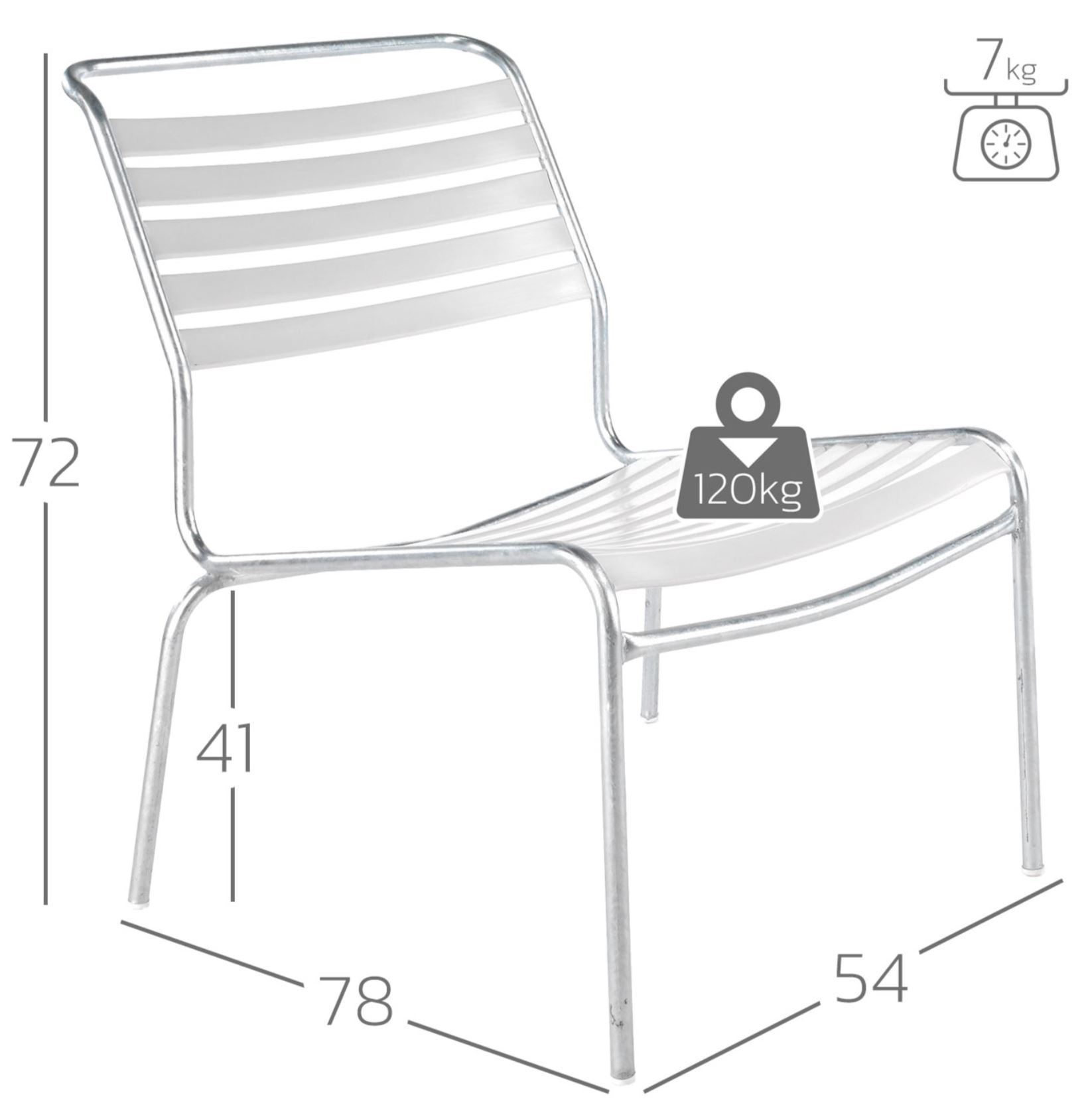 Lättli-Lounger Säntis Schaffner / Farbe: Pastellgrün