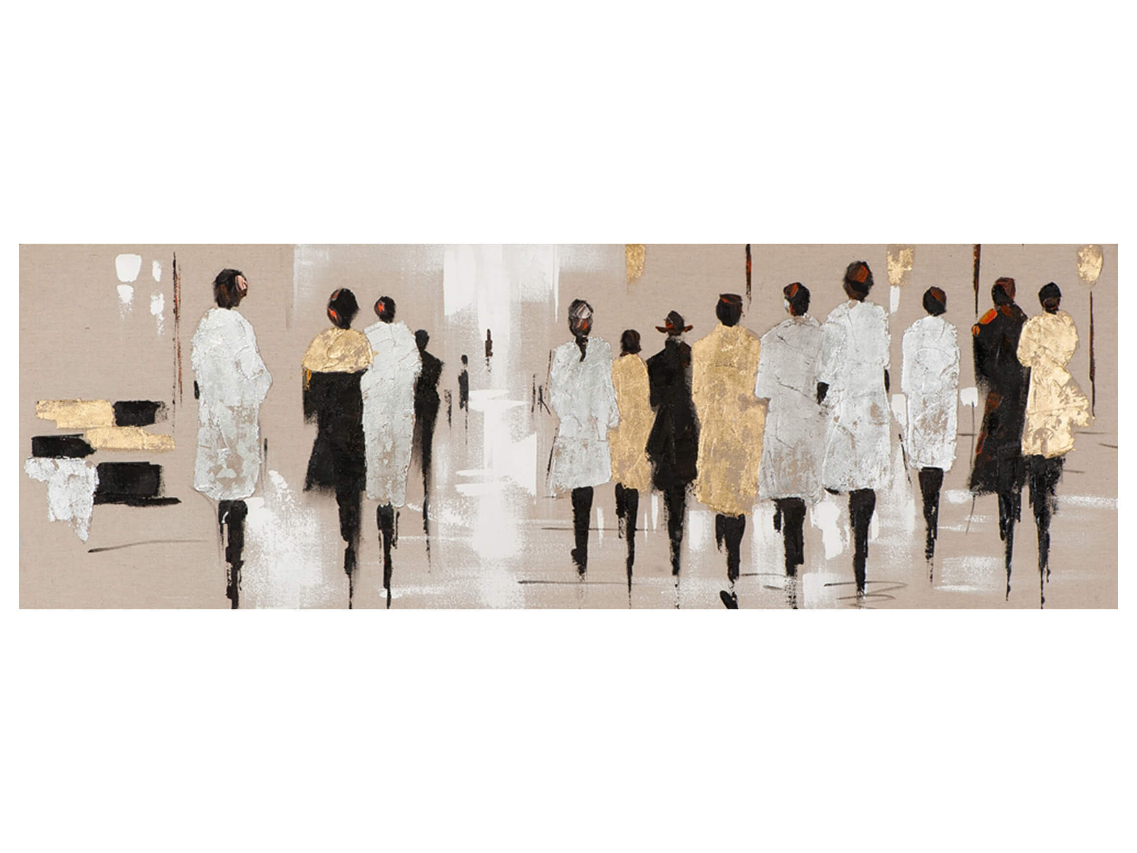 image LAND Bild Modenschau mit Gold und Silber 3 Grau | Schubiger Möbel