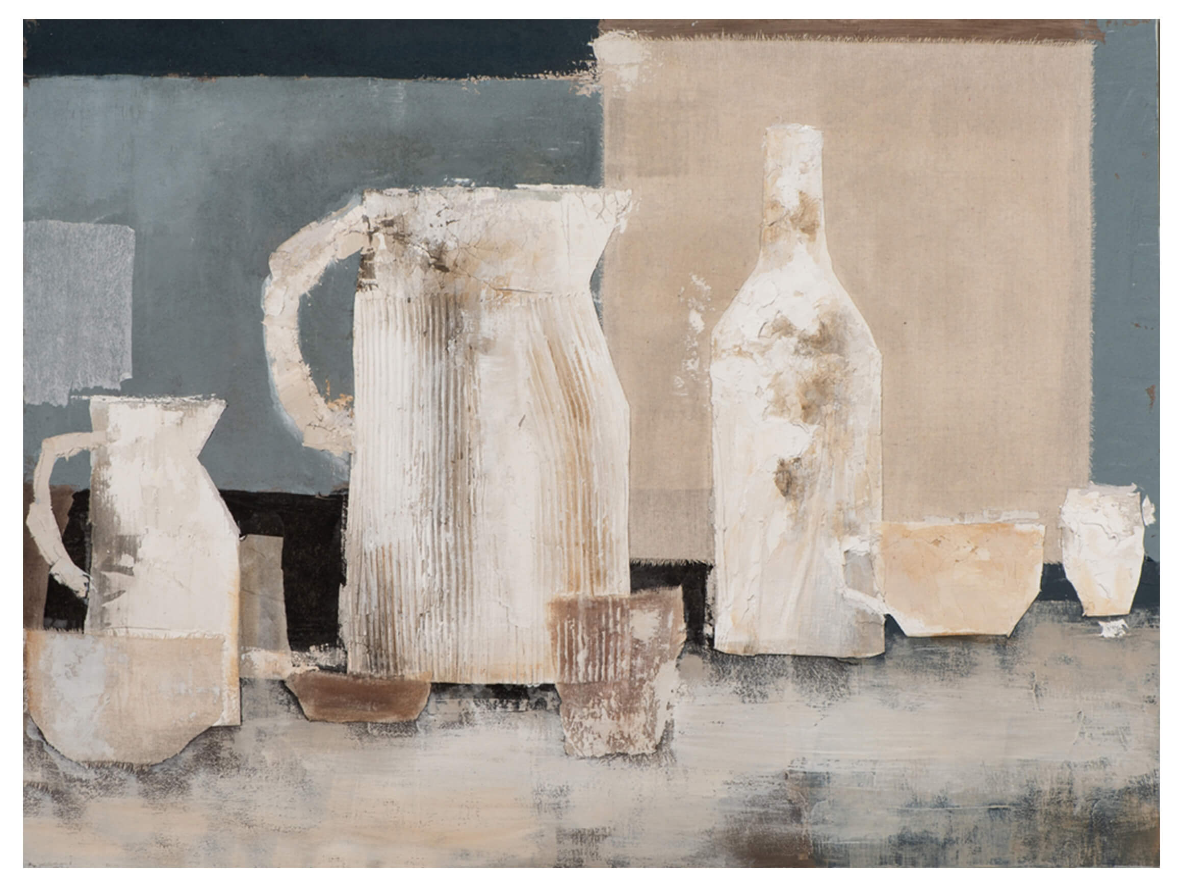 Bild Sitllleben in Beige image LAND / Grösse: 120 x 90 cm