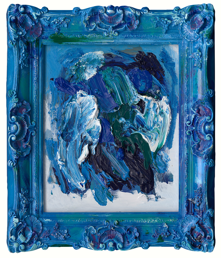 Gemälde Barock en Vogue Blau image LAND