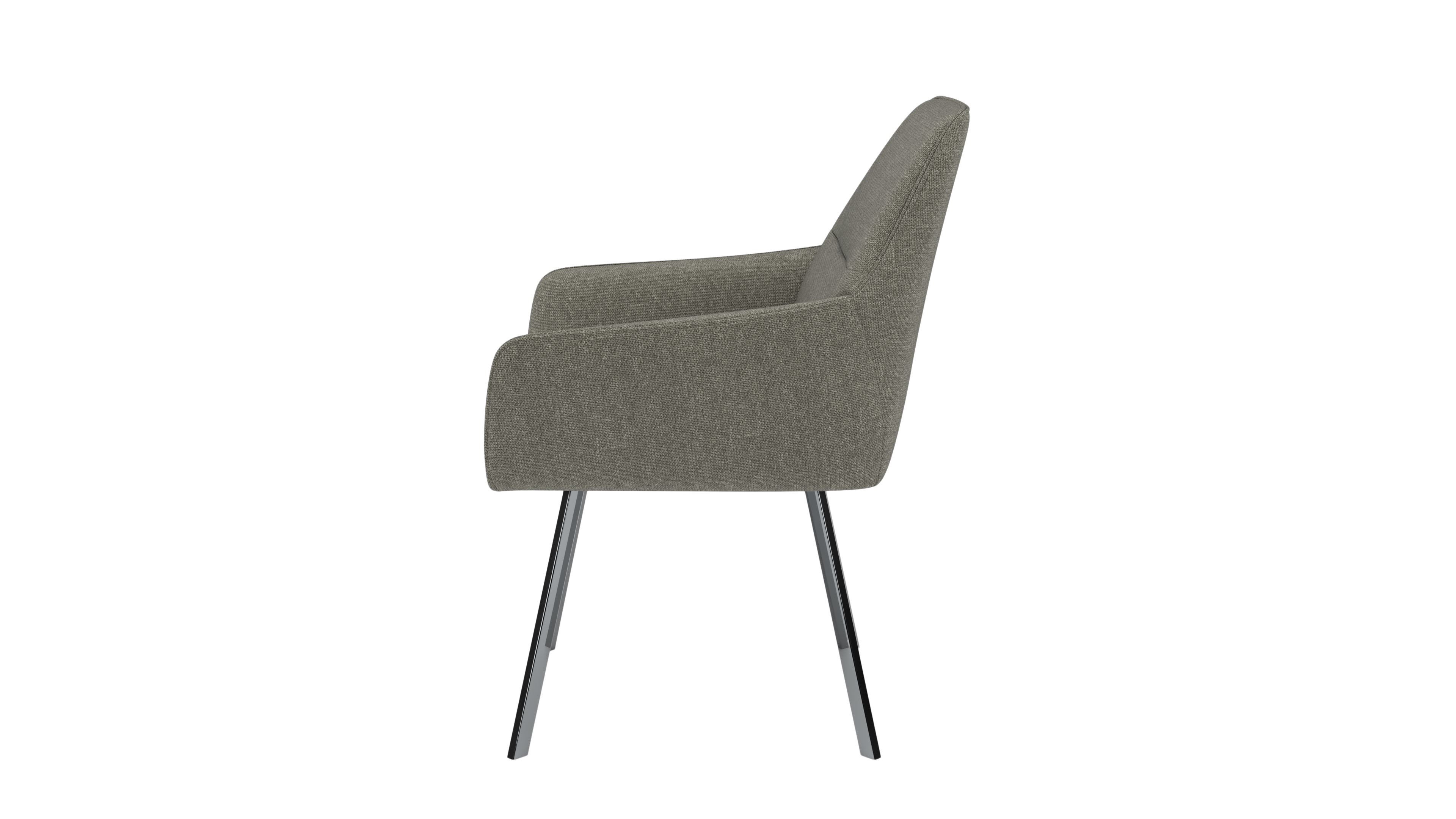 Chair Bellatrix - by UrbanDesign | Swivel Function, Steel Base, Eucalyptus Fabric