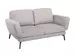 Sofa Toledo Basic Candy / Farbe: Silver / Material: Stoff Basic