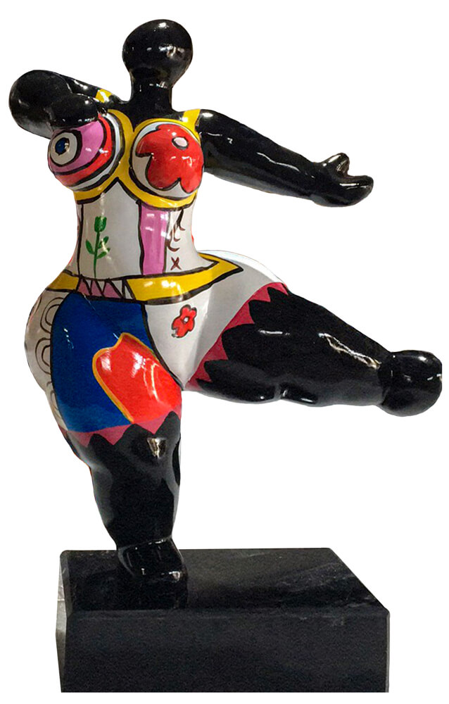 image LAND Skulptur Hommage an Niki de Saint Phalle, Nana Stil 1 H: 33  | Schubiger Möbel