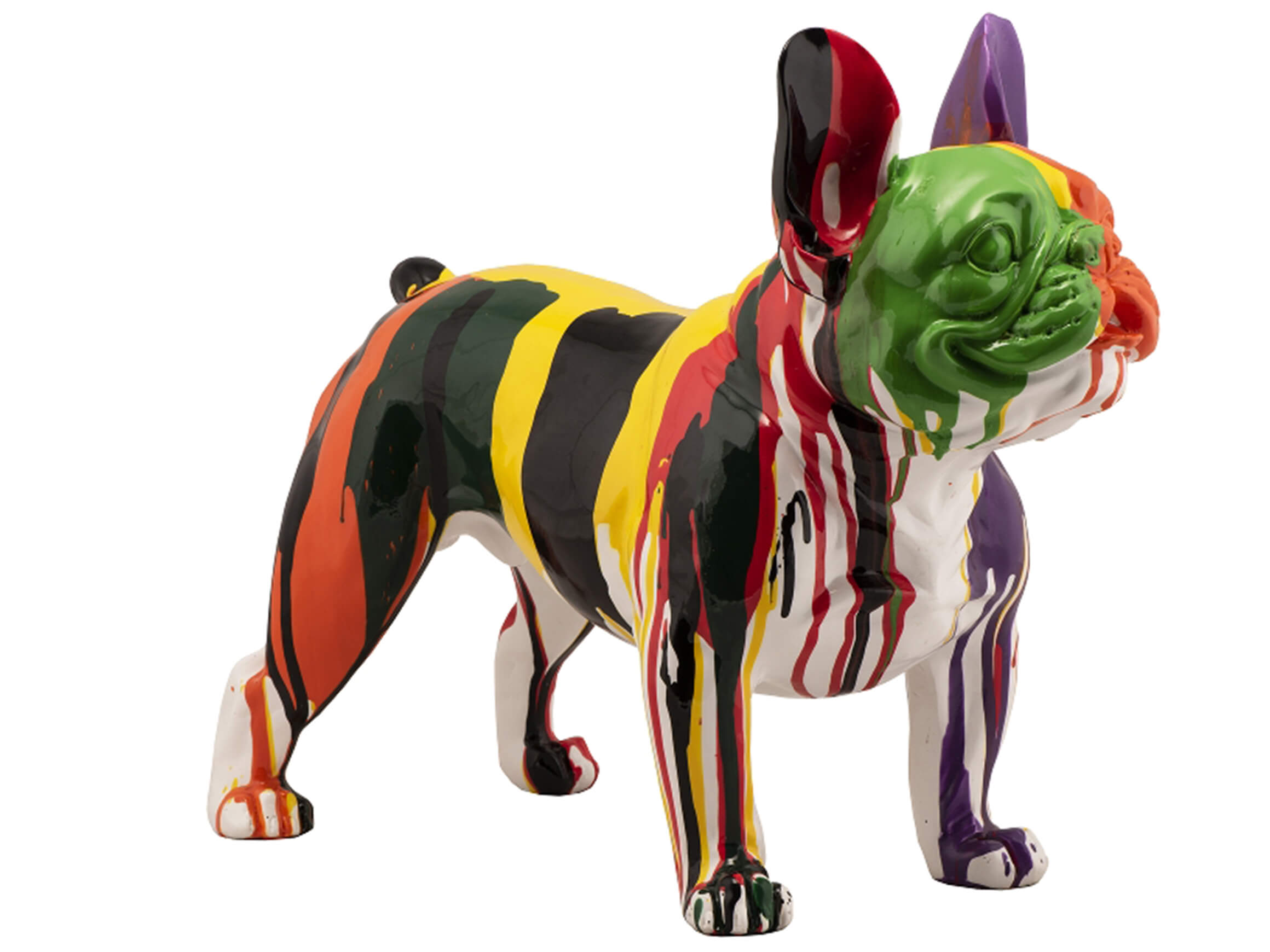 Skulptur Bunte Bulldogge 3 image LAND