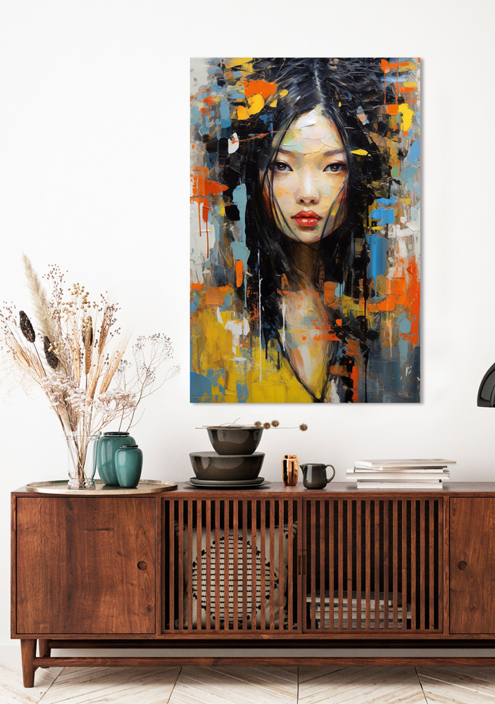 Canvas-Asia Girl-image LAND