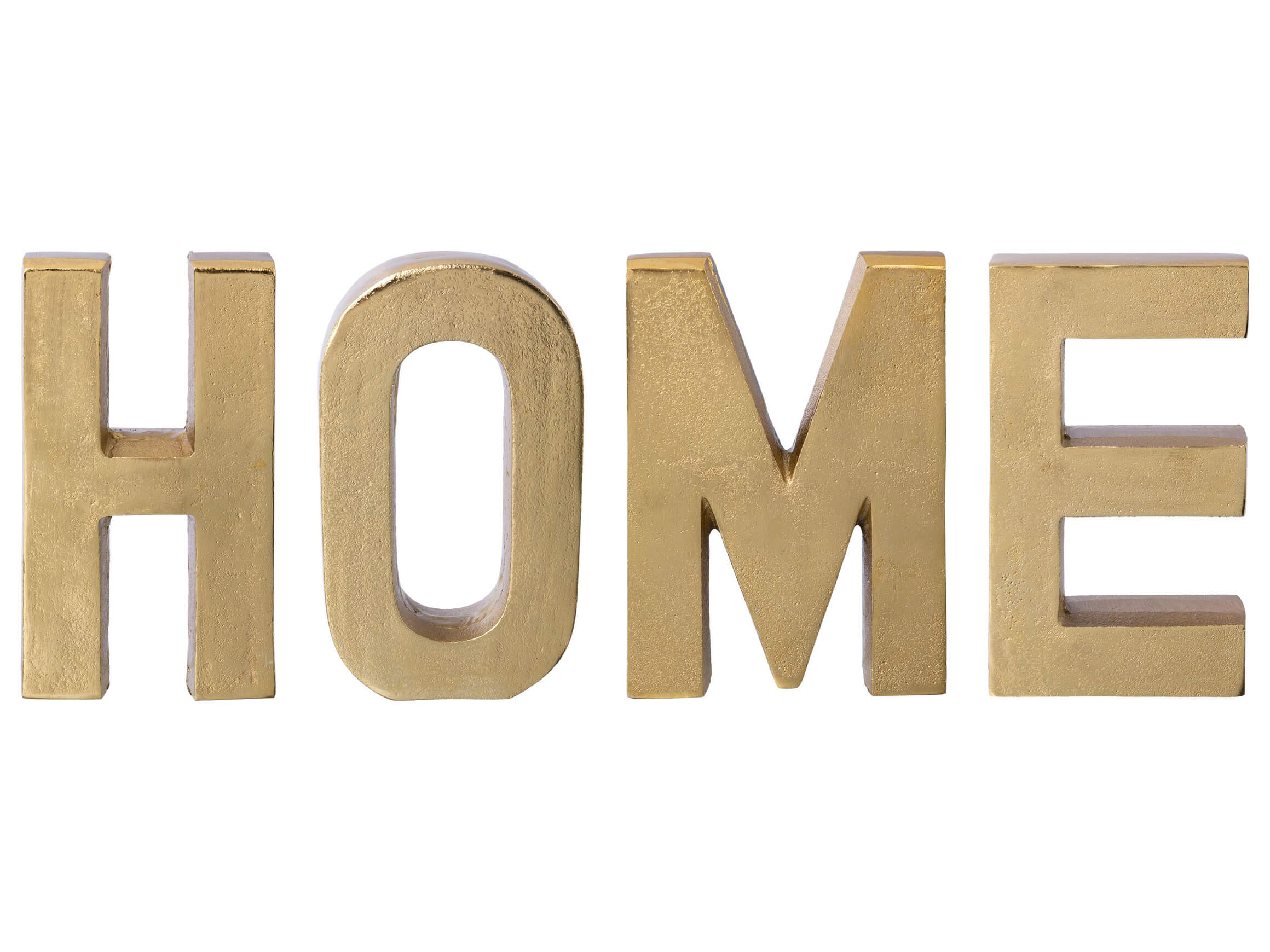 Schriftzug Home, Gold H: 30 cm Gasper