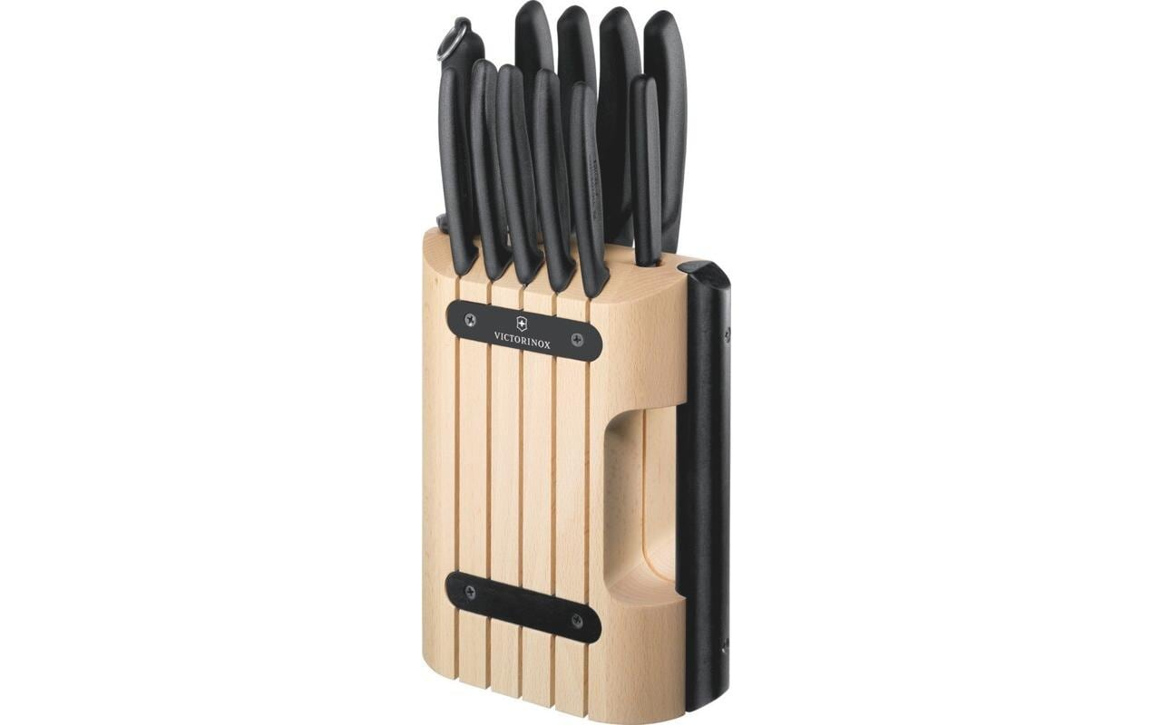 Messerblock-Set-Mit Messer Swiss Classic 11-teilig, Nature Von Vic-Alltron