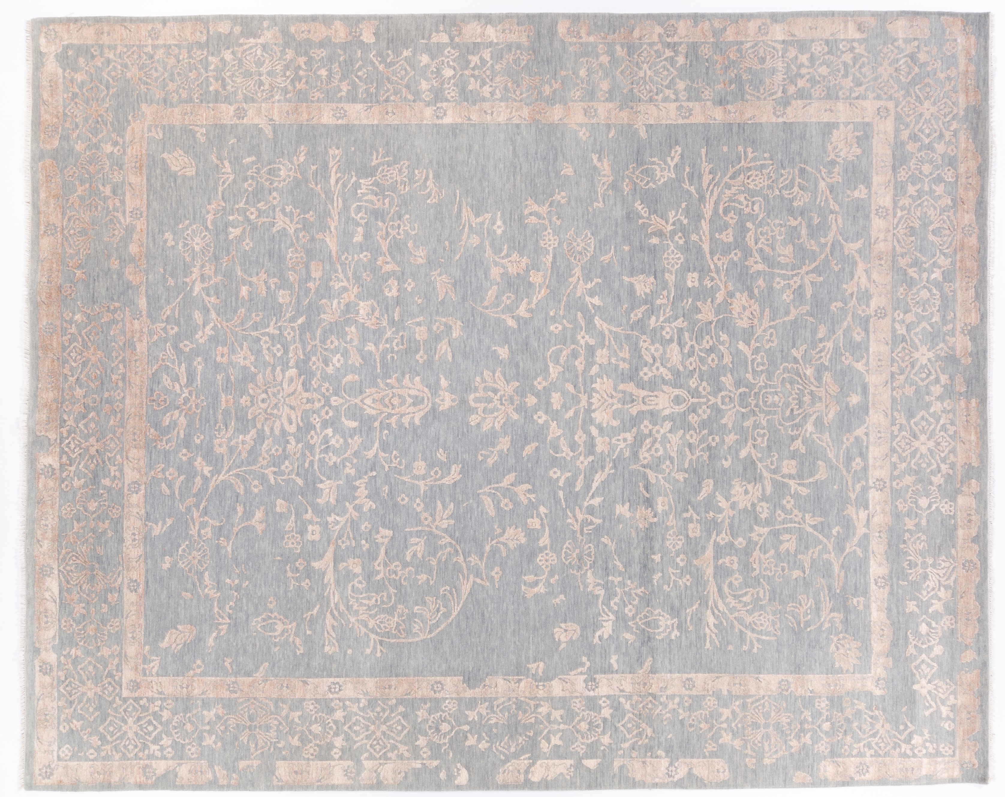 Moderner Teppich Hamedan Negra/ Farbe: Anthrazit / Masse (BxT) :248x304 cm