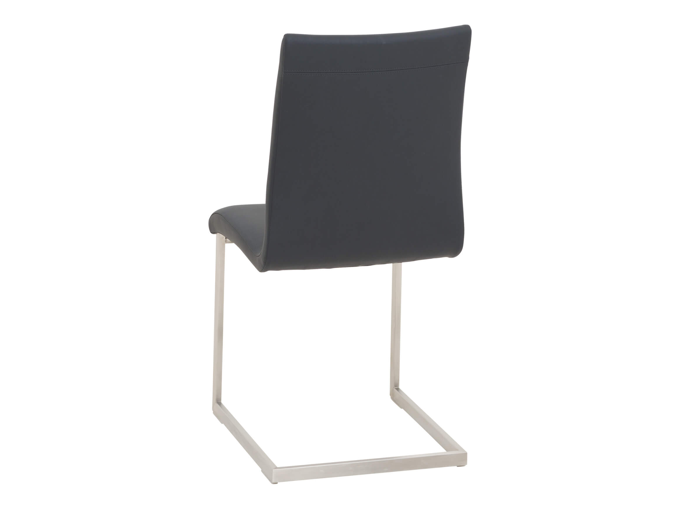 Barbados chair, Night textile leather, stainless steel, w 45 cm d 58 cm h 94 cm