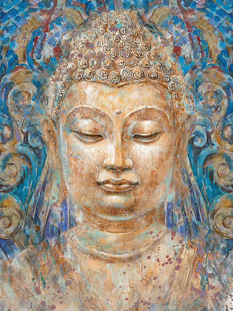 Gemälde Golderner Buddha image LAND