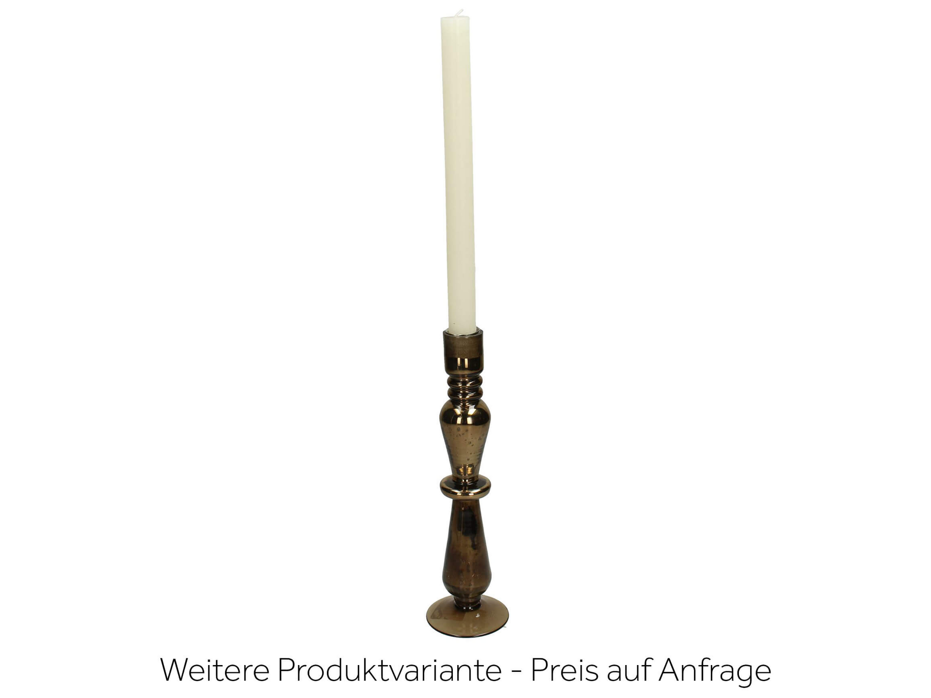 Kerzenleuchter Glas Amber H: 27 cm Kersten / Farbe: Amber Gold Kerzenleuchter Glas Amber H: 27 cm Kersten / Farbe: Amber Gold