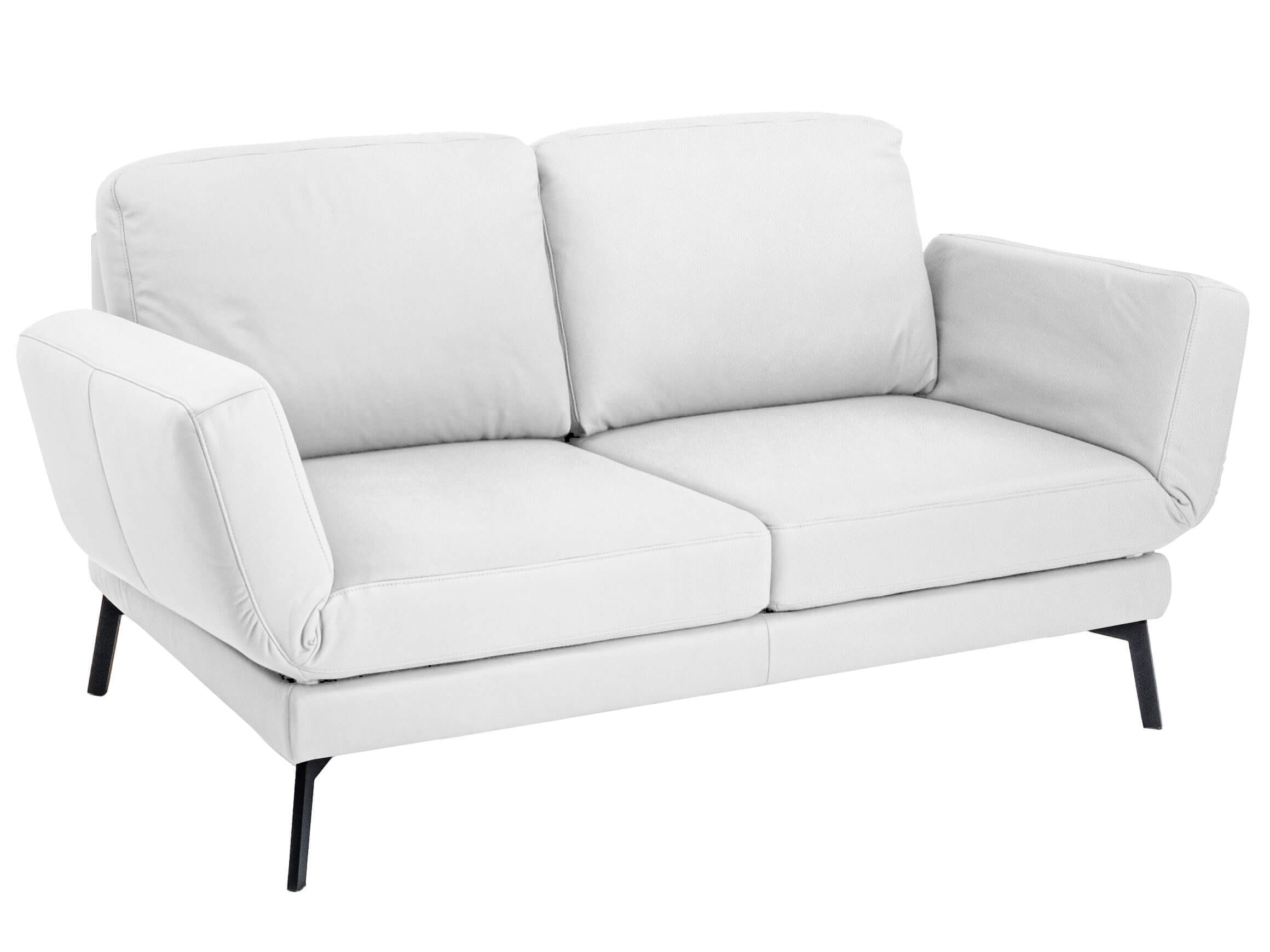 Sofa Toledo Basic Candy / Farbe: Bianco / Material: Leder Basic