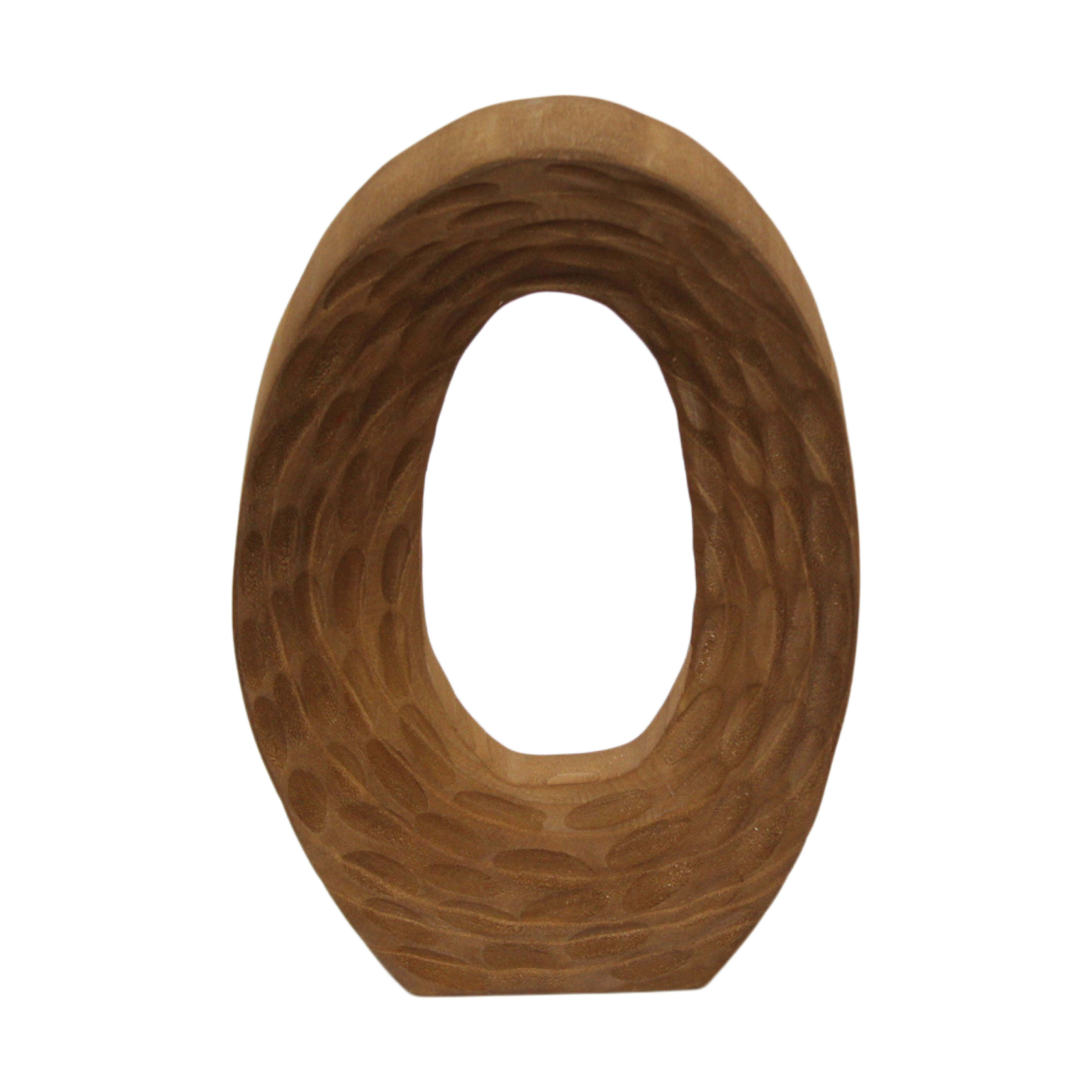 Objekt Oval Stehend, Braun Decofinder