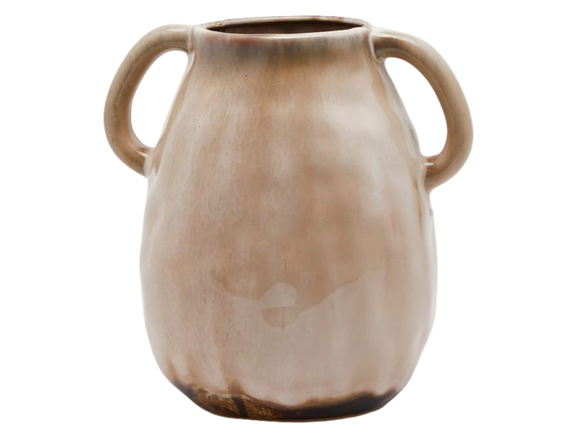 Gefäss Kugelgefäss Creme H: 19 cm Edg