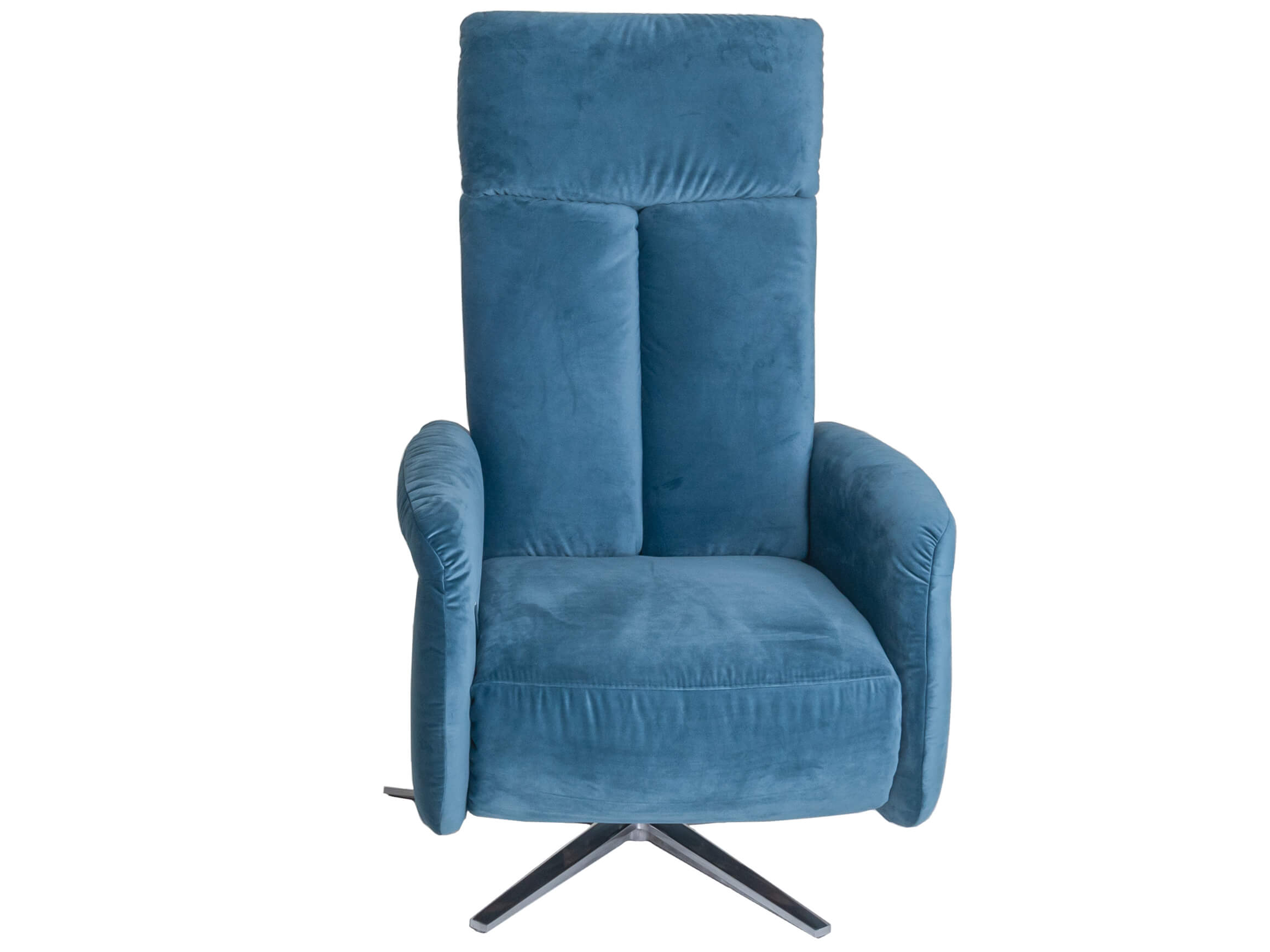 Relaxer Marlon Candy / Couleur : Blue Grey Velvet / Matériau de revêtement : Tissu