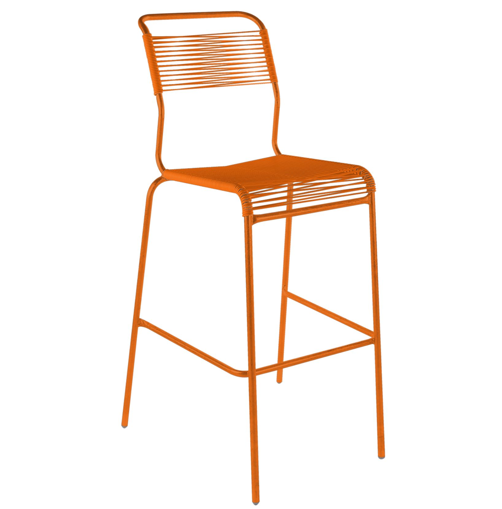 Bar-Spaghettistuhl Säntis Schaffner / Farbe: Orange