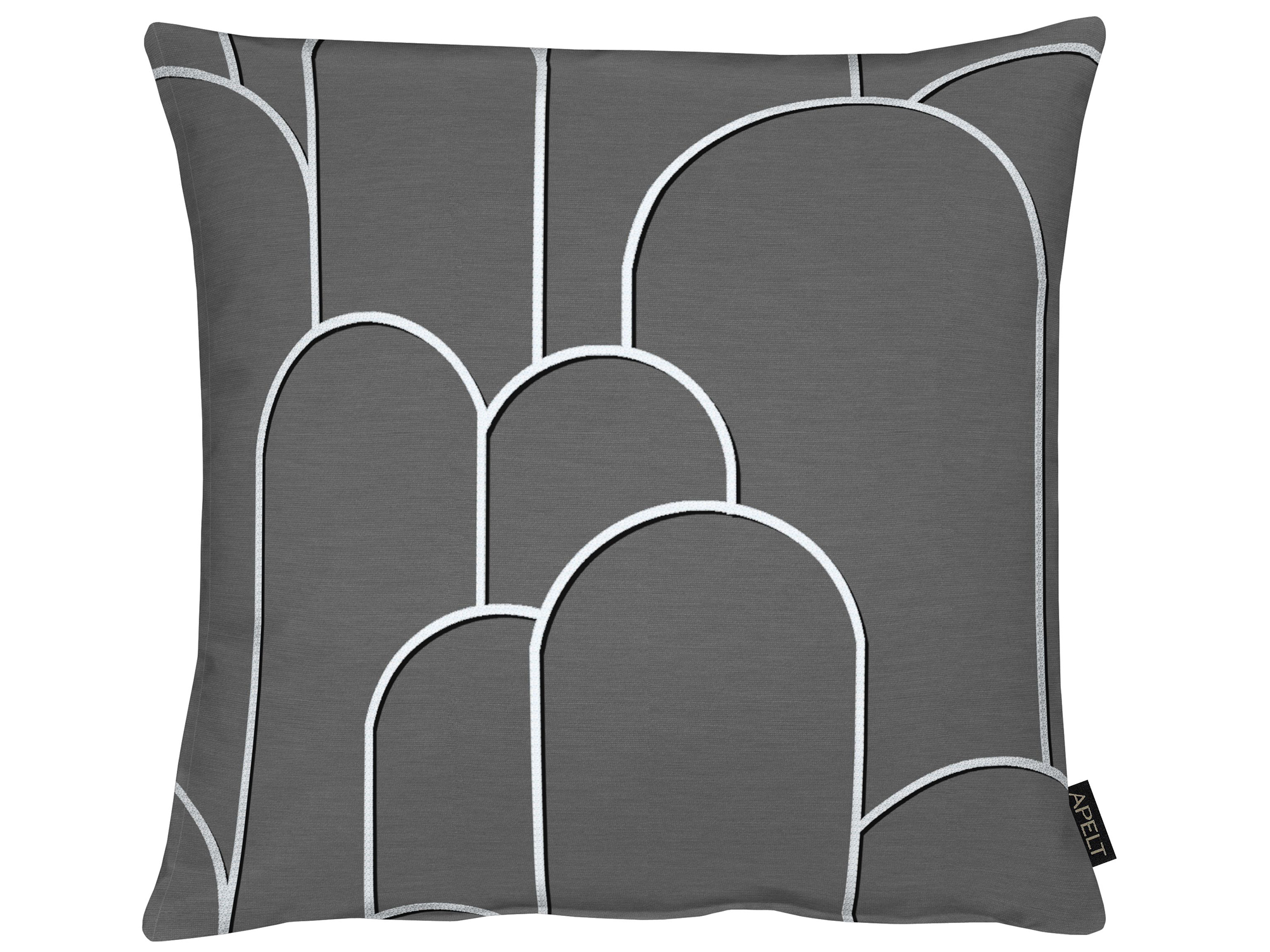 Kissenhülle Vision Dunkelgrau 49x49 cm Apelt