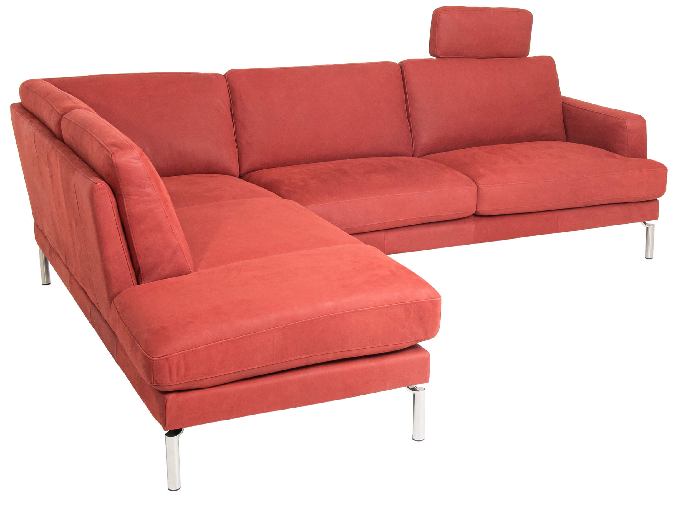 Leu Ecksofa Amelia Rot | Schubiger Möbel