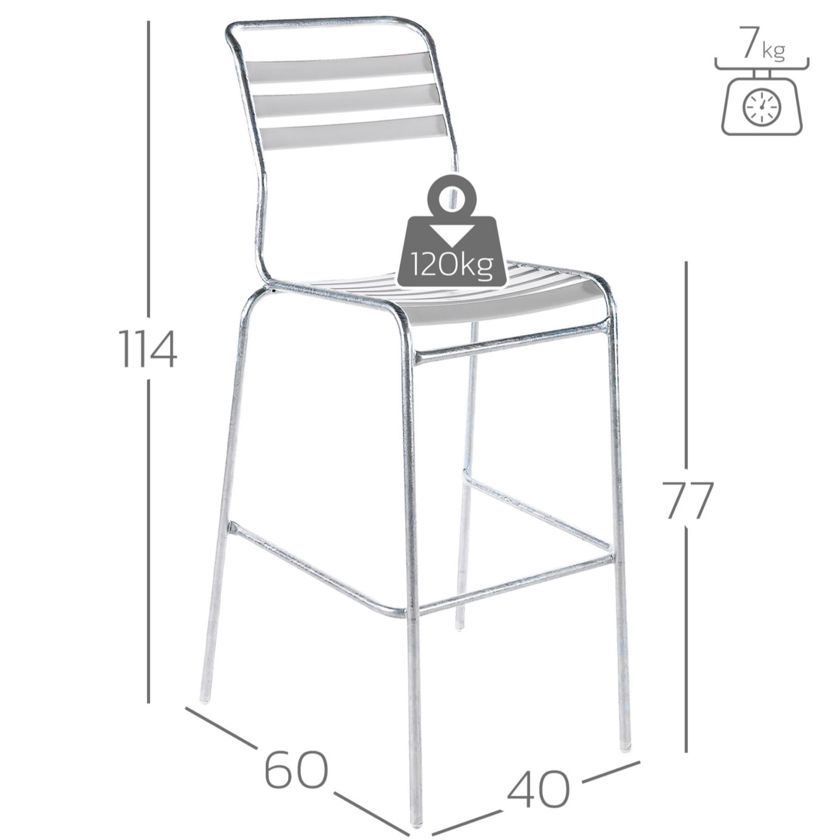 Bar-Lättlistuhl Säntis Schaffner / Farbe: Pastellgrün