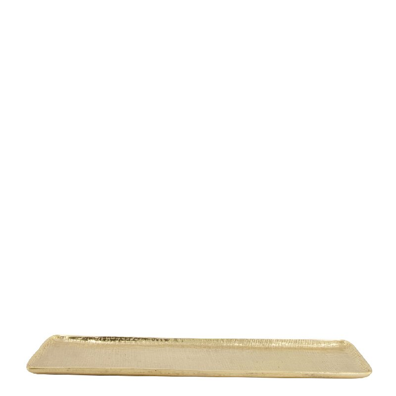 Teller Aluminium Gold D: 48 cm Decofinder / Farbe: