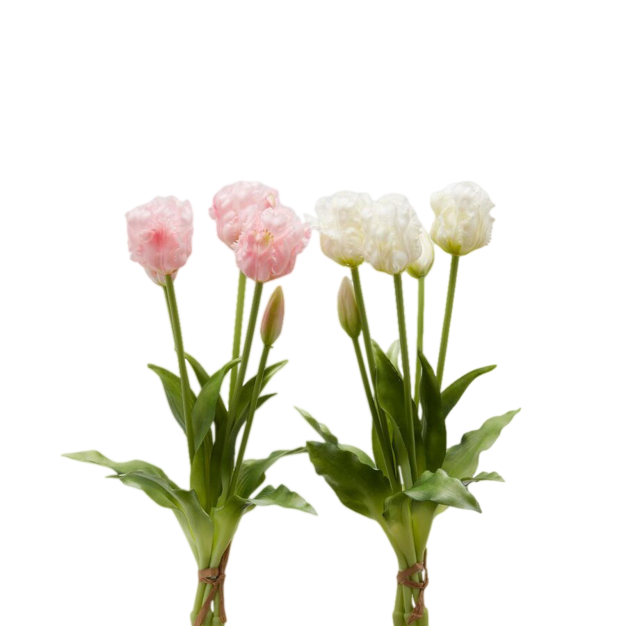 Edg Kunstblume Tulpen Acc. Weiss,rosa H: 40 cm Rosa | Schubiger Möbel