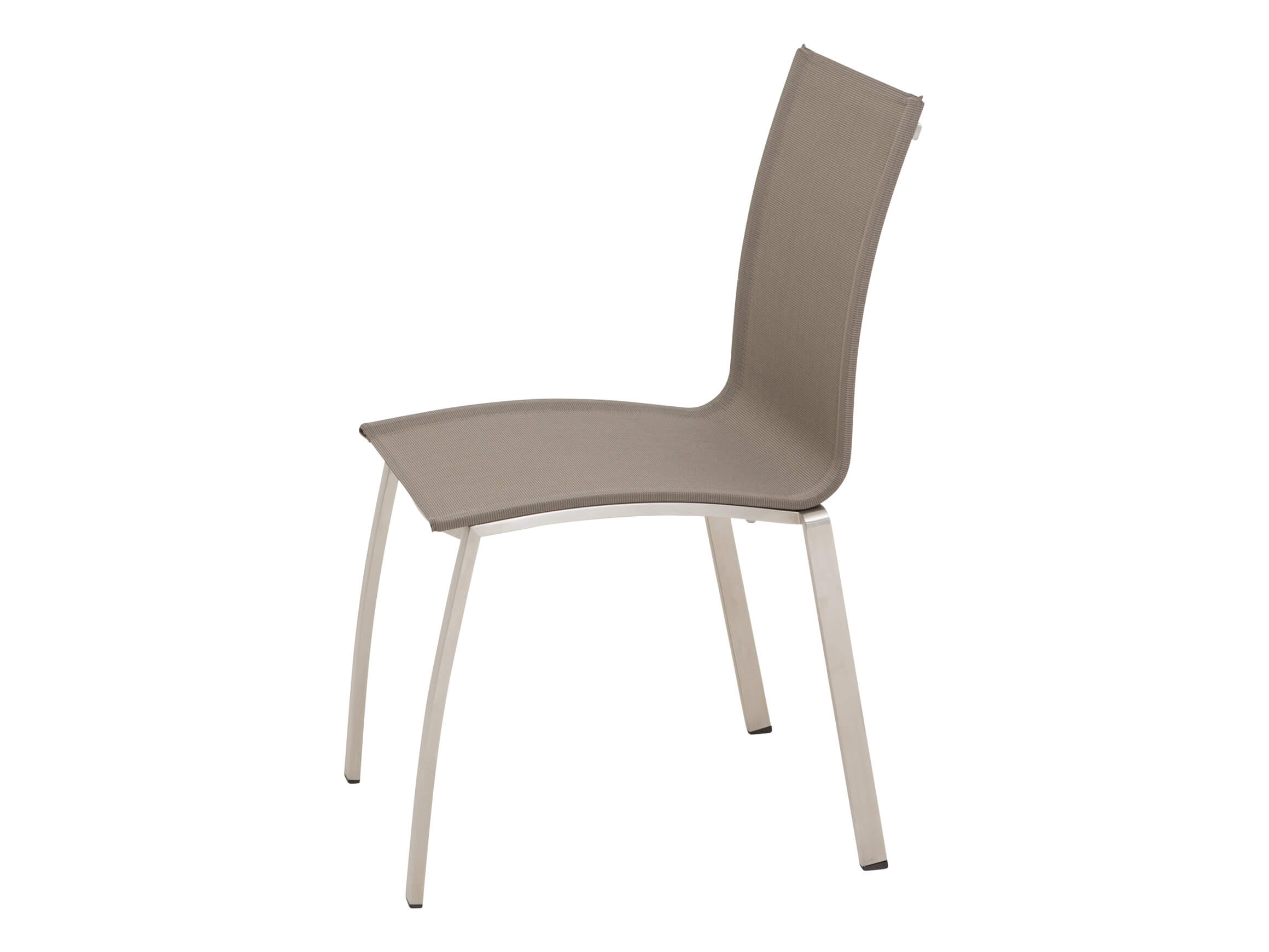 Gartenstuhl Sinu, Leisuretx Taupe, Edelstahl, b 54,5 cm