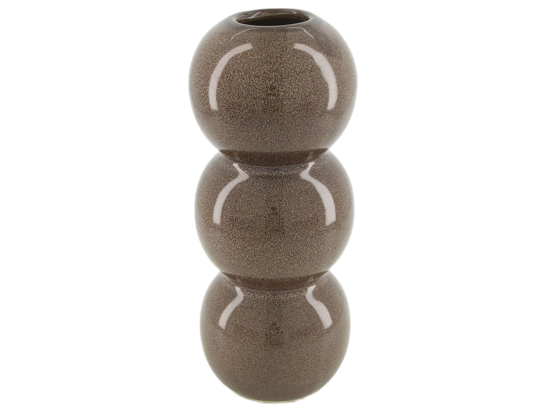 Decofinder Vase Keramik Dunkelbraun H: 28 cm  | Schubiger Möbel