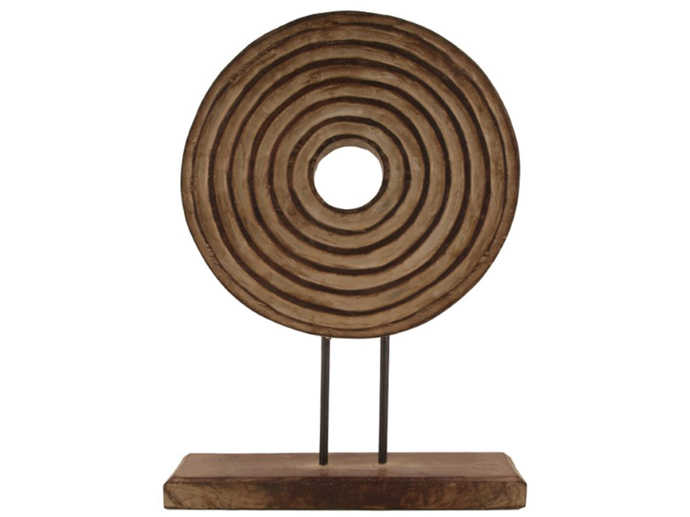 Verschiedenes Kreis Braun-Schwarz H: 78 cm Dijk