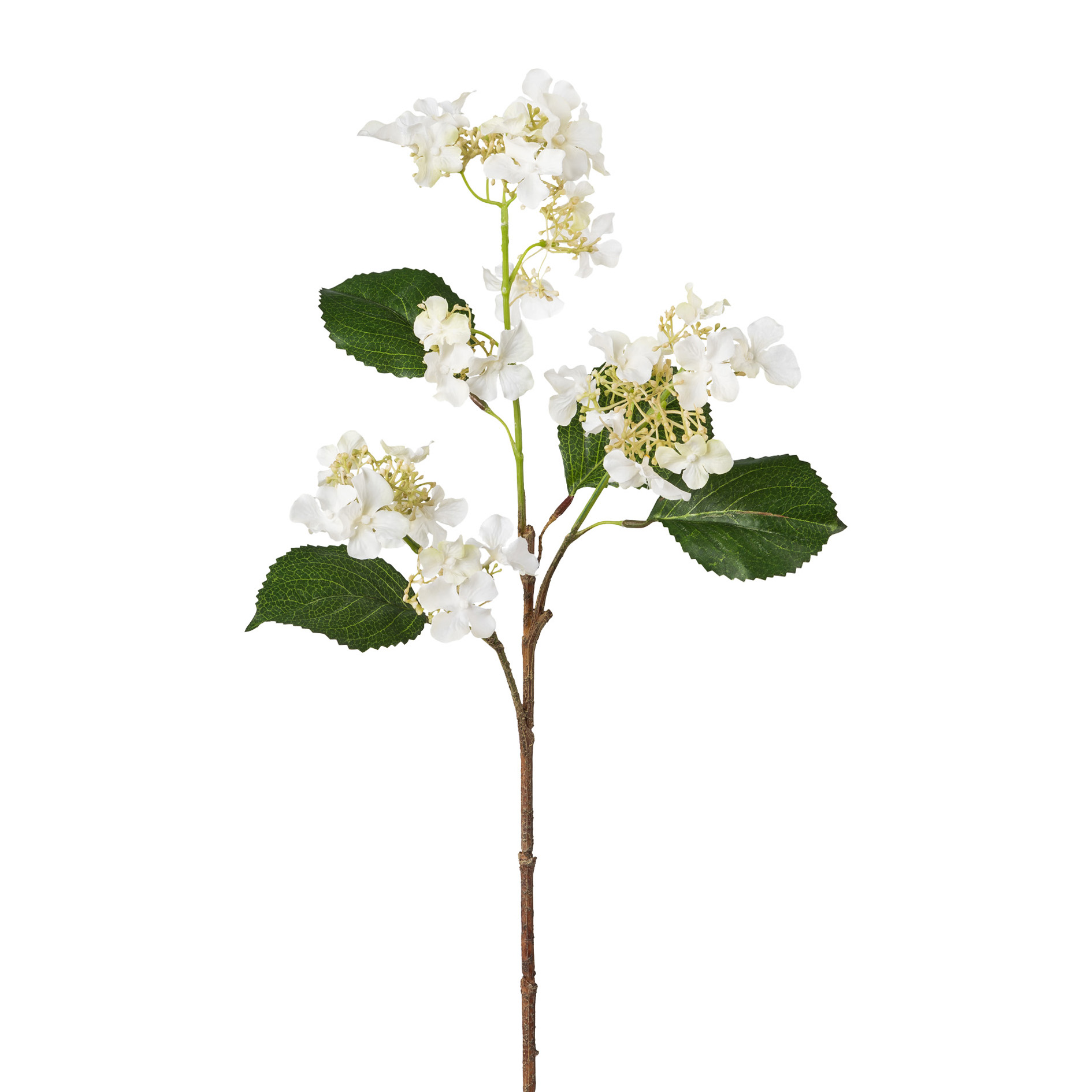 Gasper Kunstblume Hortensienzweig, Weiss  | Schubiger Möbel