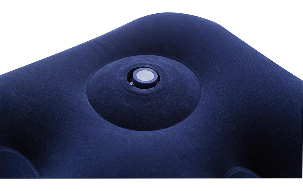 Matelas gonflable Twin bleu, 188 x 88 cm – modèle surélevé