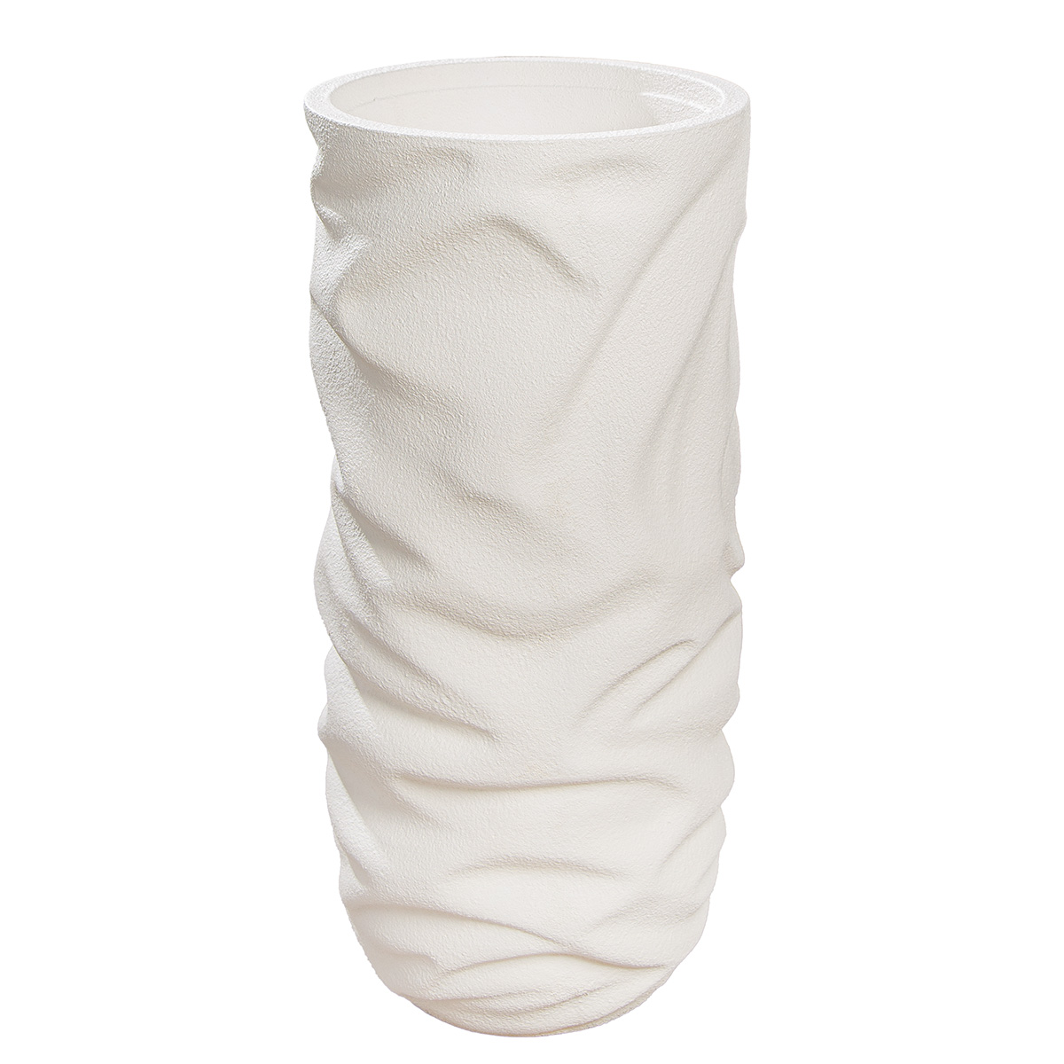 Gilde Pflanzengefäss Crush, Creme H: 70 cm  | Schubiger Möbel
