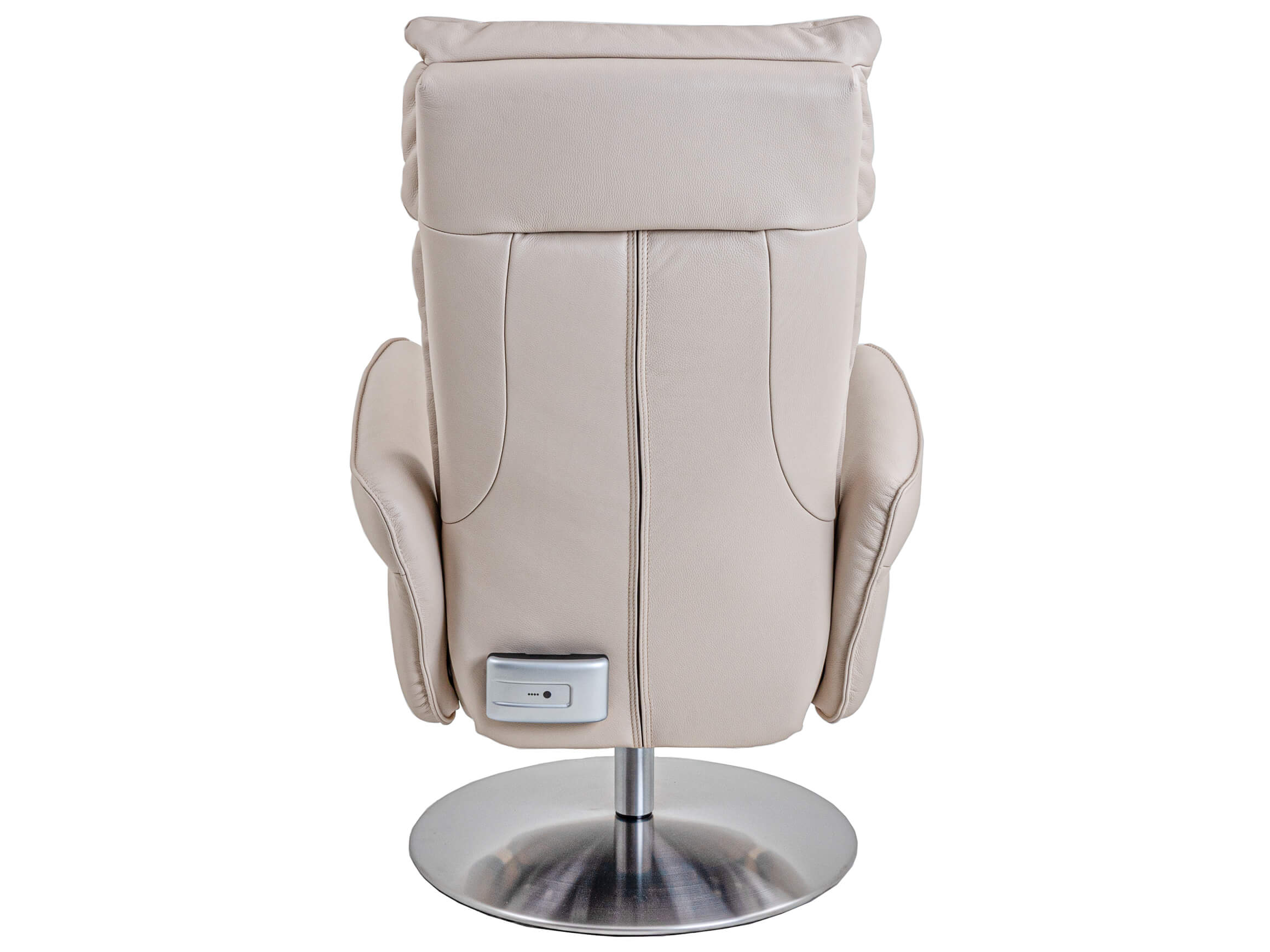 Relaxer Dimitri Himolla / Farbe: Nebel / Bezugsmaterial: Leder