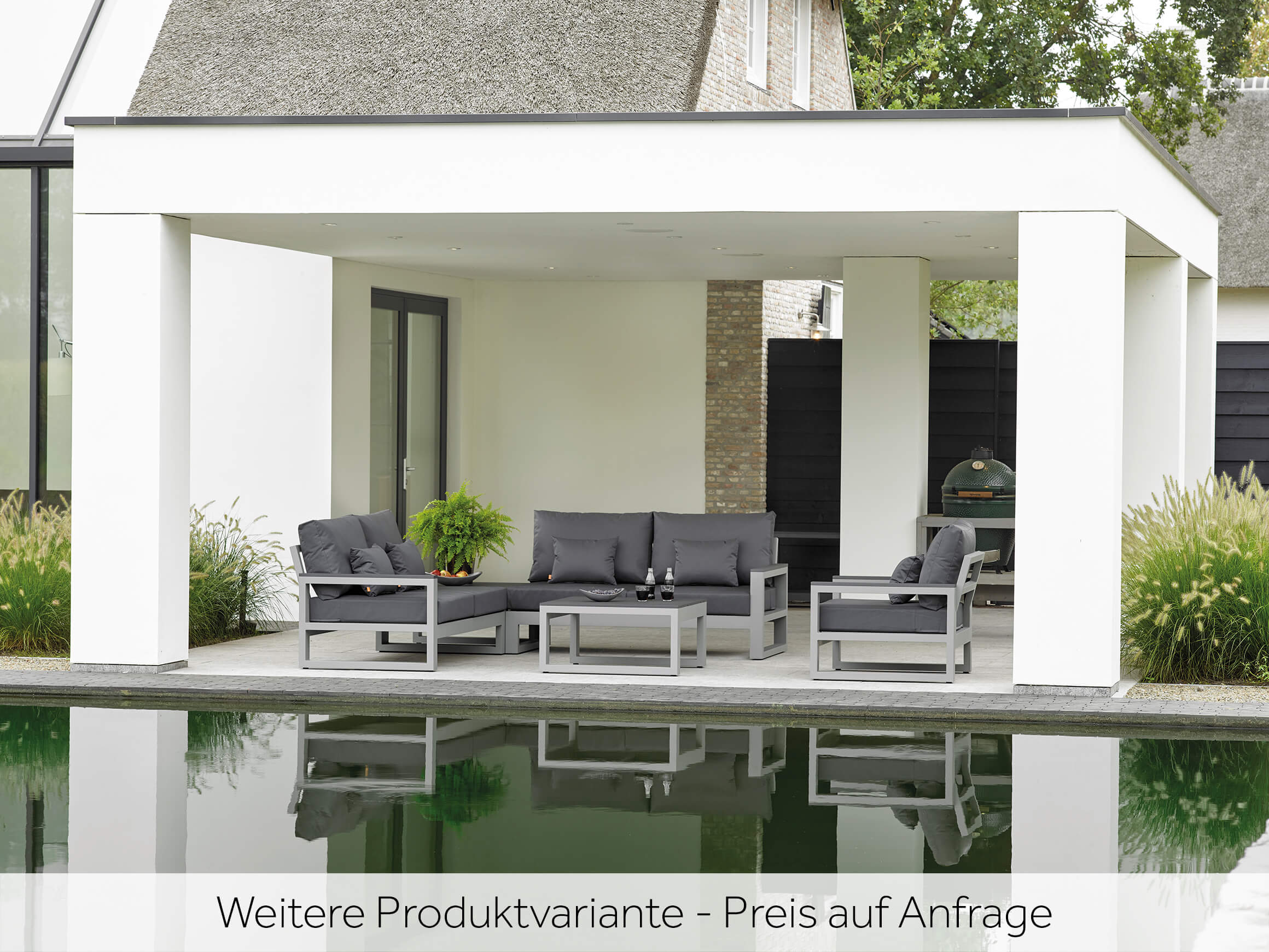 Gartenlounge Maui Offen Life / Farbe: Black Carbon