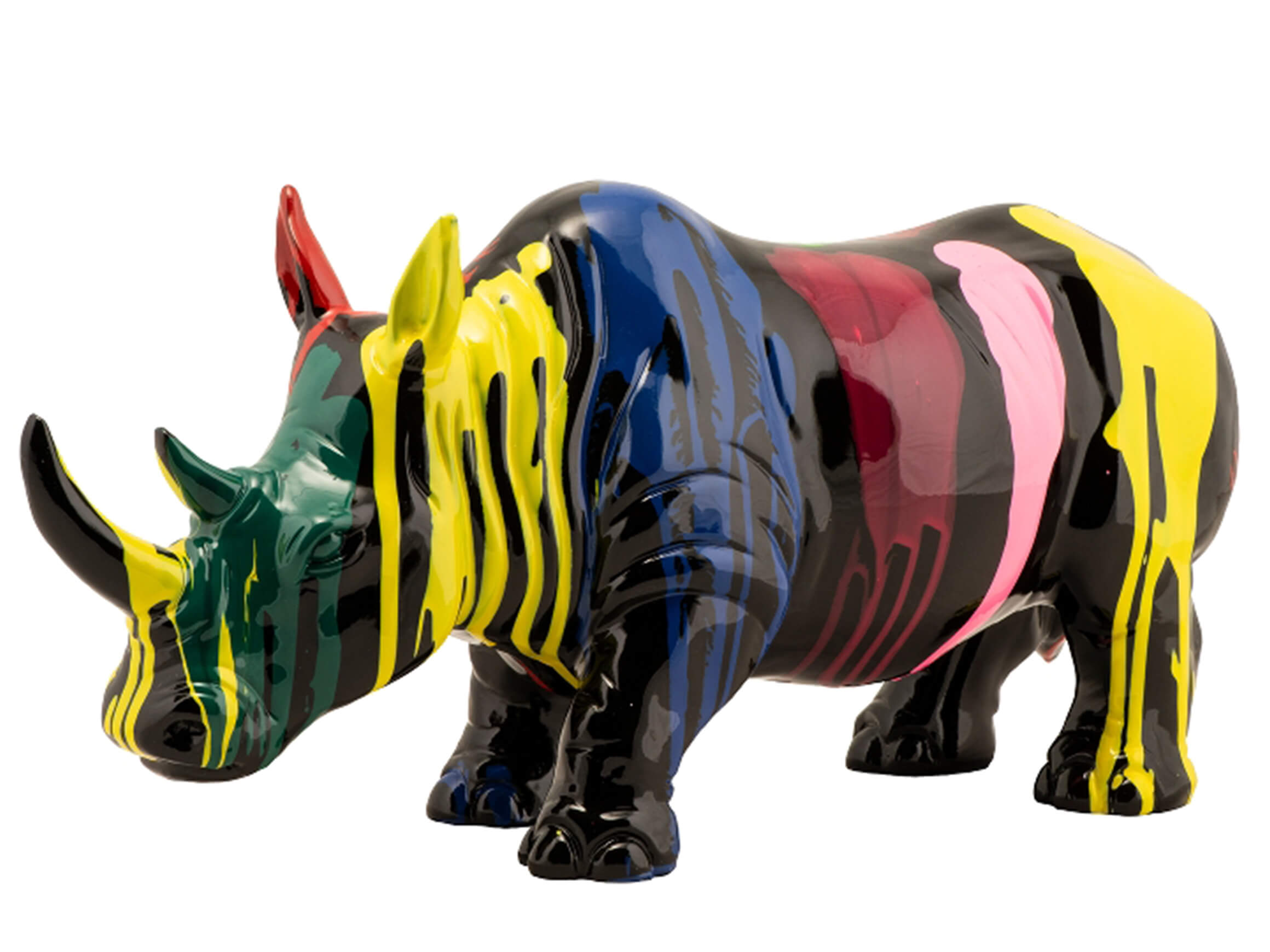 Skulptur Buntes Nashorn 2 image LAND