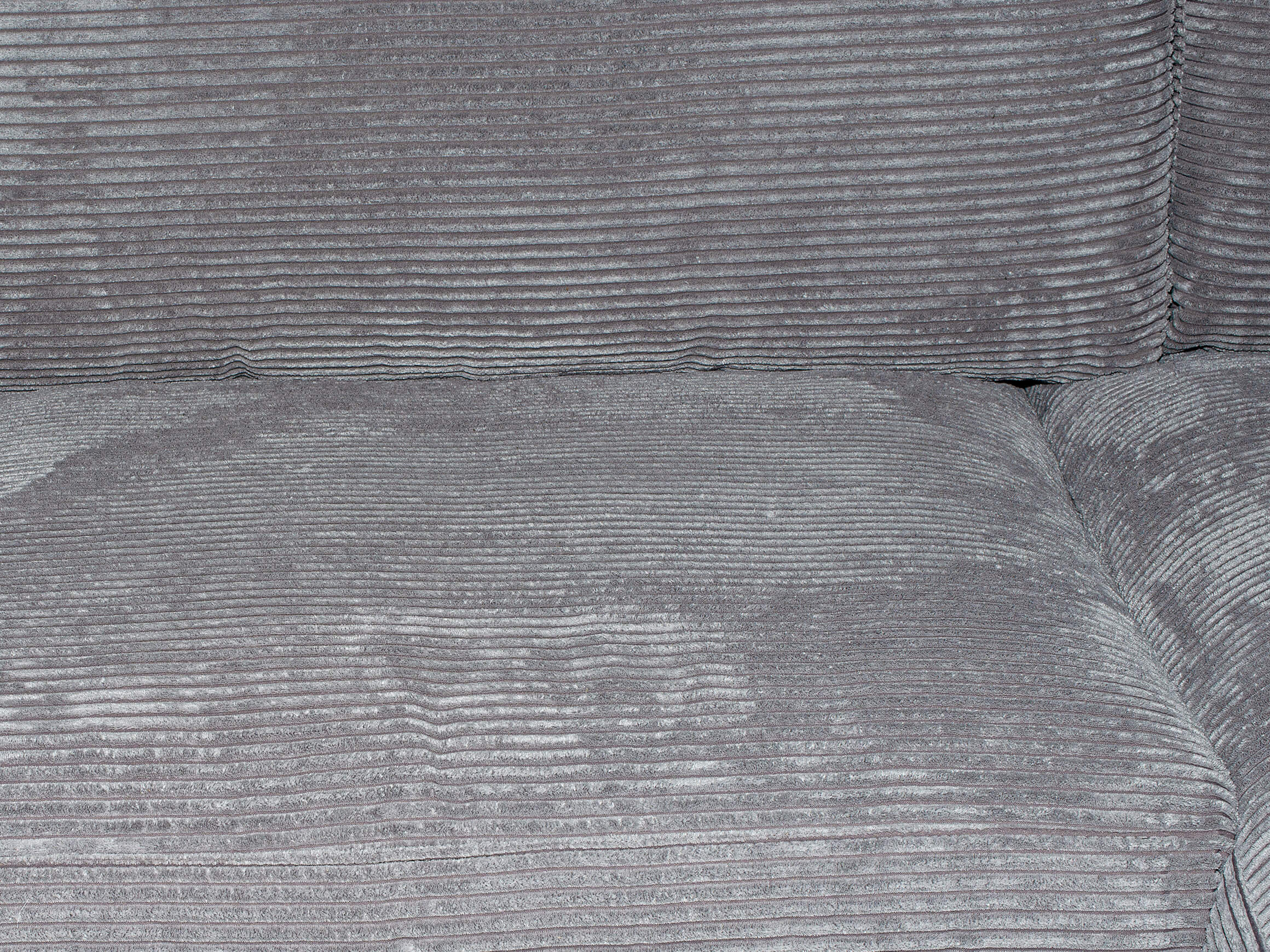 Ecksofa Samson Candy / Farbe: Grau / Bezugsmaterial: Stoff