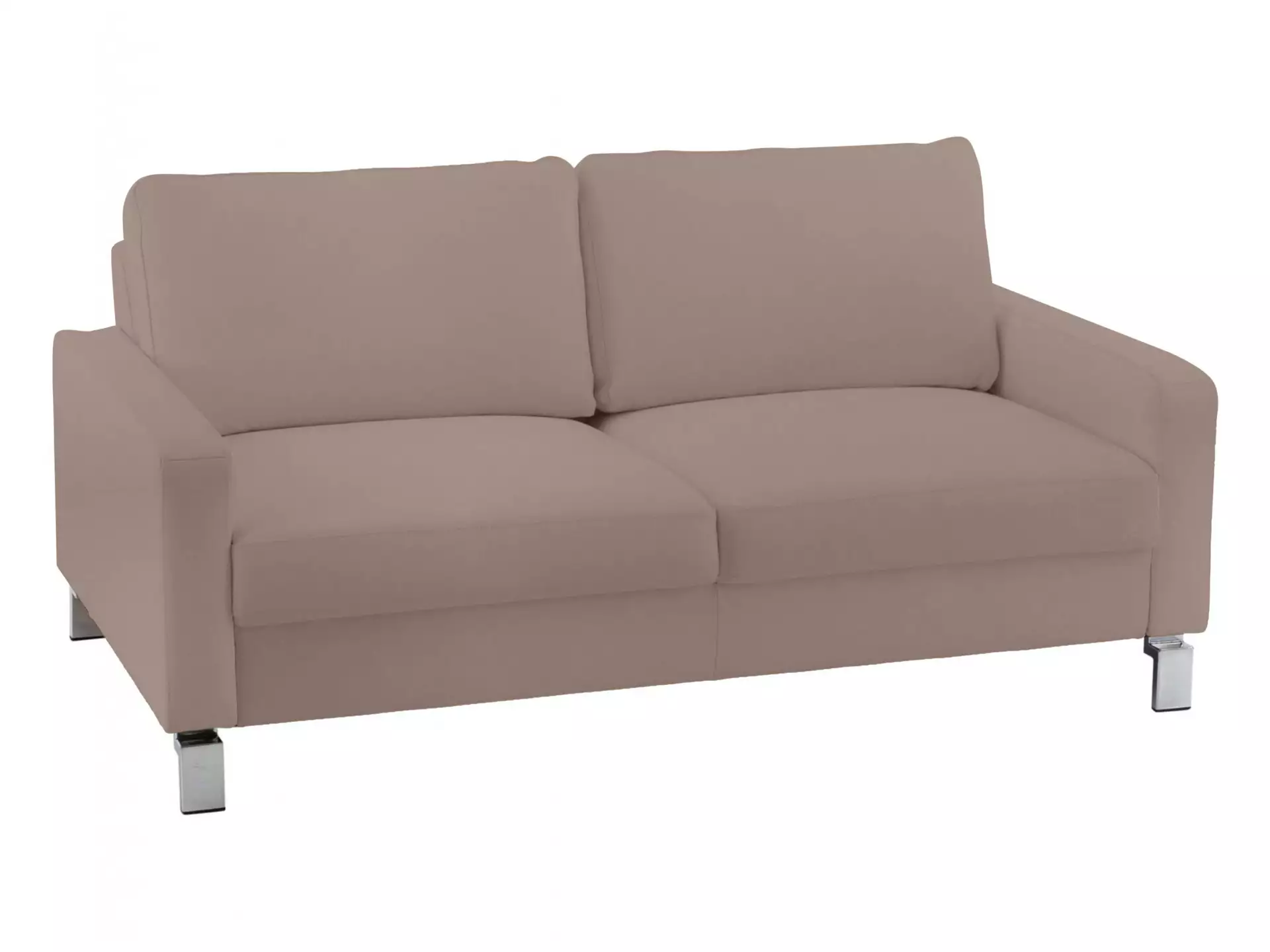 Sofa Interims Basic B: 164 cm Candy / Farbe: Asphalt / Material: Leder Basic