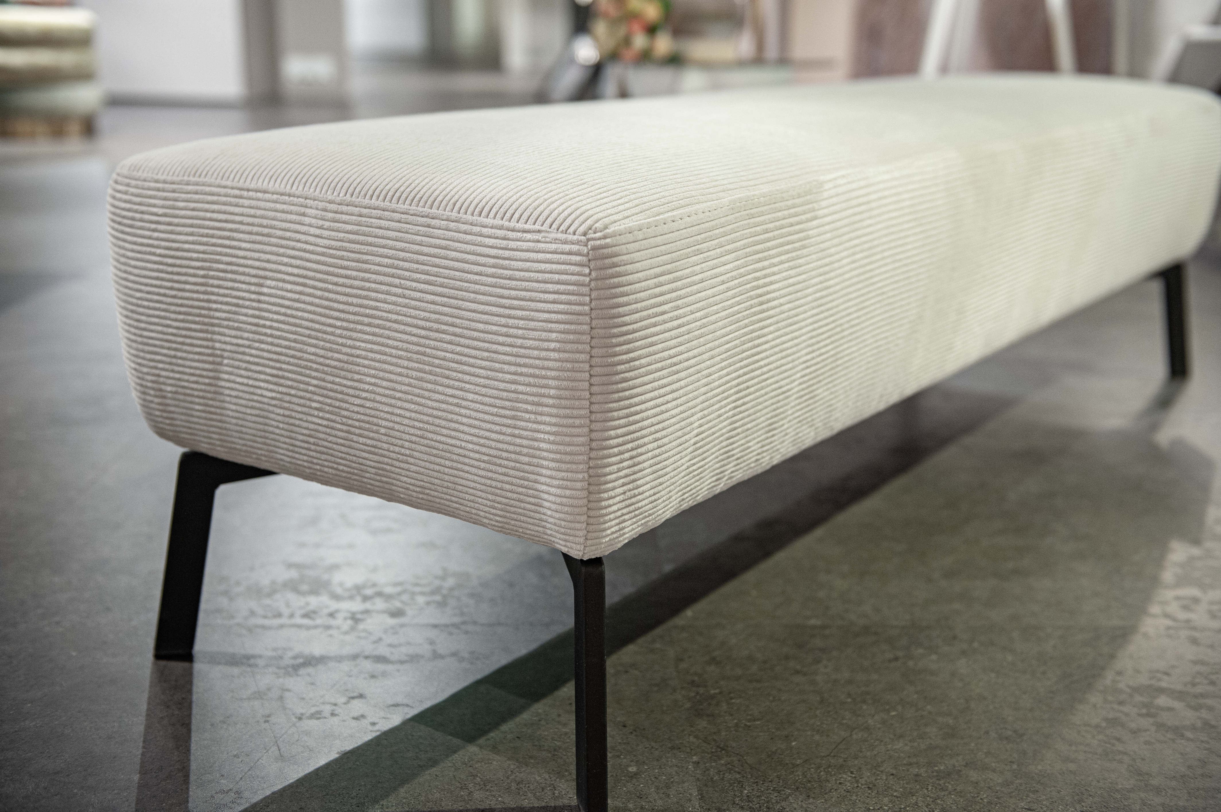 Hockerbank Pia Candy / Farbe: Weiss