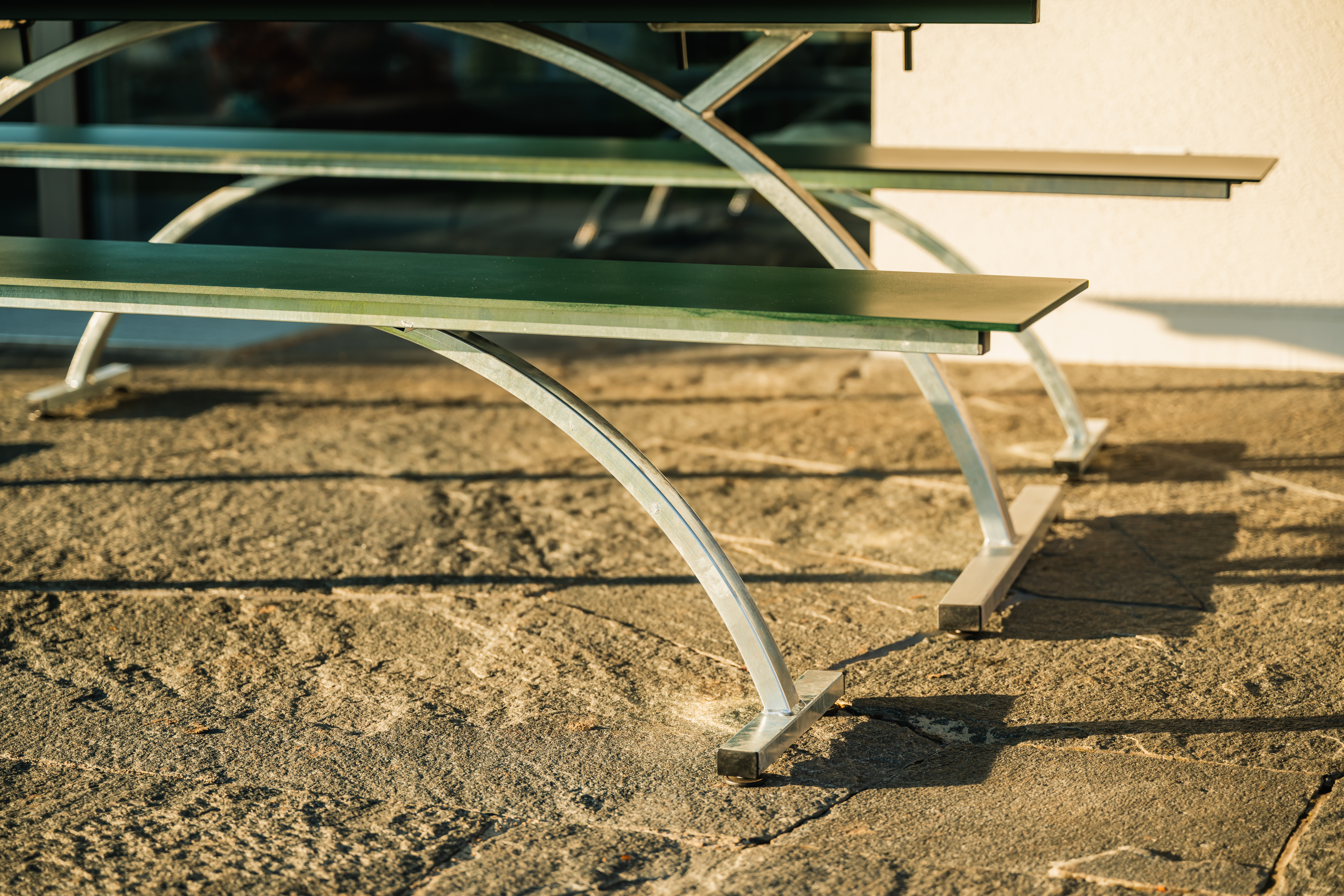 Gartentisch Bernadino von Schaffner / Farbe: Ahornrot / Grösse: 220 x 100 cm