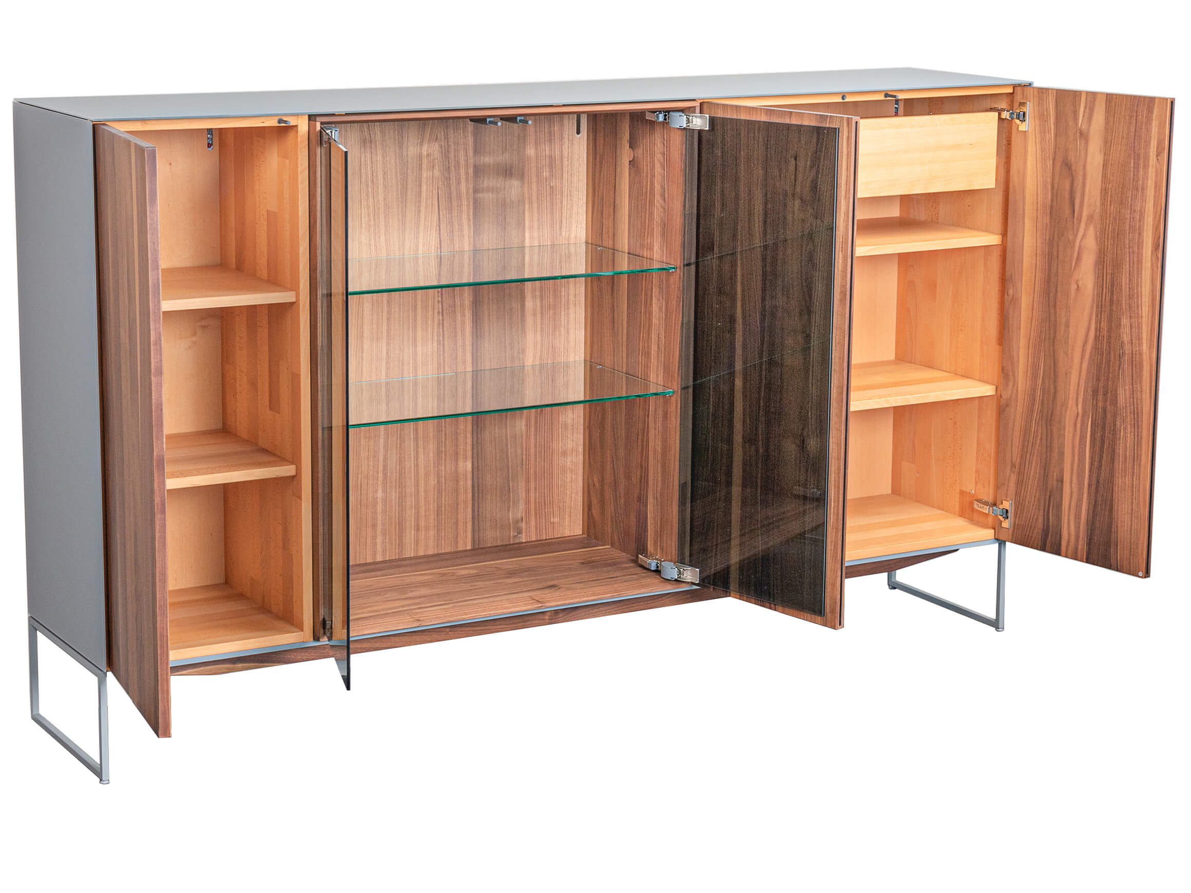 Highboard Cubus Pure Team 7 / Farbe: Holzfarbig